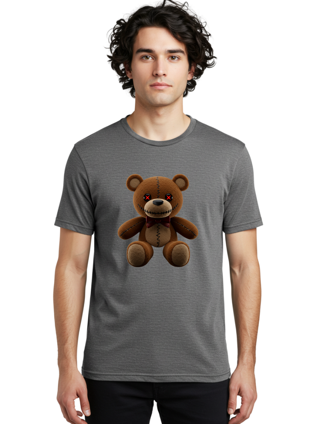Voodoo-Teddy-Bear Men'S Graphic Tee, 100% Cotton, Comfortable Casual Summer Wear, Machine Washable, Vintage Camera, Old Camera, Antique Camera, Black Camera, Classic Photography, Photography Equipment, Nostalgic Device, Film Camera, Camera Art Ban946