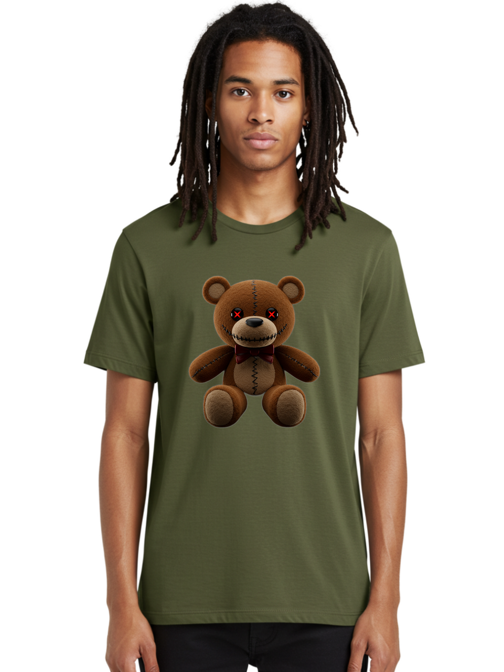 Voodoo-Teddy-Bear Men'S Graphic Tee, 100% Cotton, Comfortable Casual Summer Wear, Machine Washable, Vintage Camera, Old Camera, Antique Camera, Black Camera, Classic Photography, Photography Equipment, Nostalgic Device, Film Camera, Camera Art Ban946
