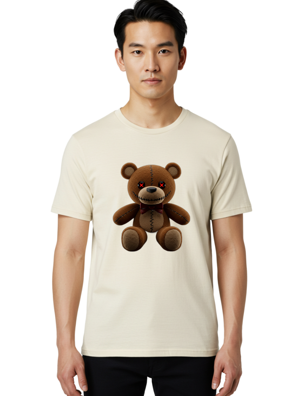 Voodoo-Teddy-Bear Men'S Graphic Tee, 100% Cotton, Comfortable Casual Summer Wear, Machine Washable, Vintage Camera, Old Camera, Antique Camera, Black Camera, Classic Photography, Photography Equipment, Nostalgic Device, Film Camera, Camera Art Ban946