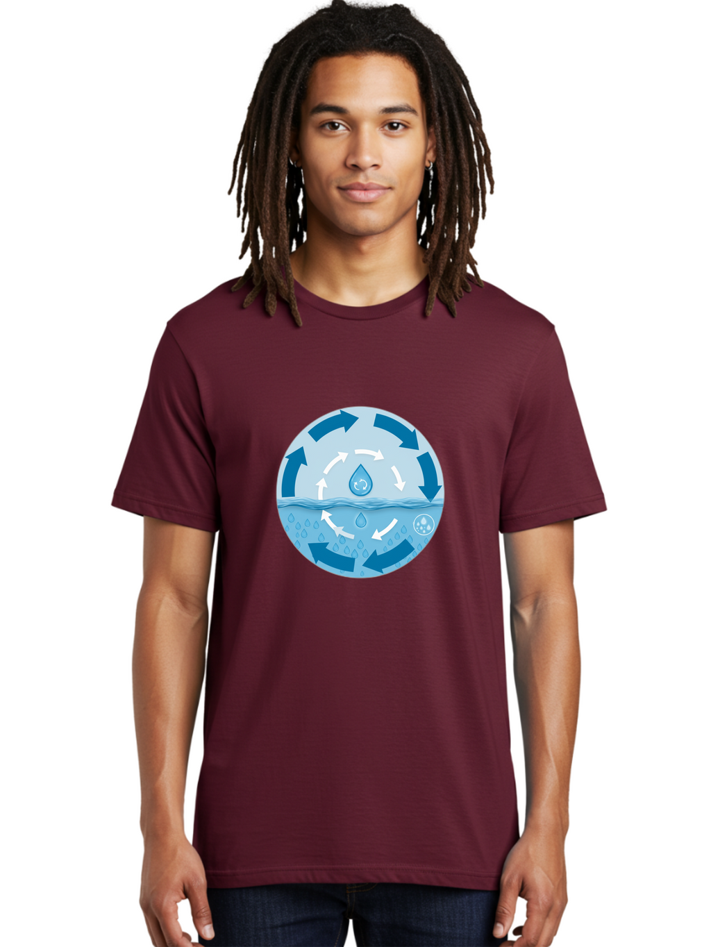 Water-Cycle Men'S Graphic Tee, 100% Cotton, Comfortable Casual Summer Wear, Machine Washable, Vintage Camera, Old Camera, Antique Camera, Black Camera, Classic Photography, Photography Equipment, Nostalgic Device, Film Camera, Camera Art Ban949