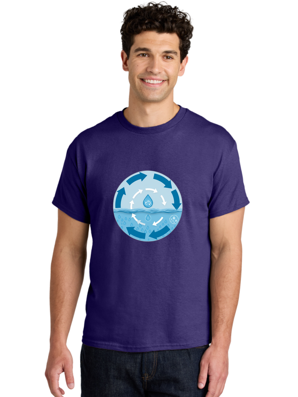 Water-Cycle Men'S Graphic Tee, 100% Cotton, Comfortable Casual Summer Wear, Machine Washable, Vintage Camera, Old Camera, Antique Camera, Black Camera, Classic Photography, Photography Equipment, Nostalgic Device, Film Camera, Camera Art Ban949