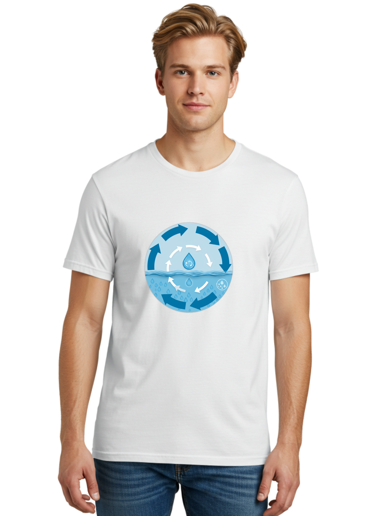 Water-Cycle Men'S Graphic Tee, 100% Cotton, Comfortable Casual Summer Wear, Machine Washable, Vintage Camera, Old Camera, Antique Camera, Black Camera, Classic Photography, Photography Equipment, Nostalgic Device, Film Camera, Camera Art Ban949