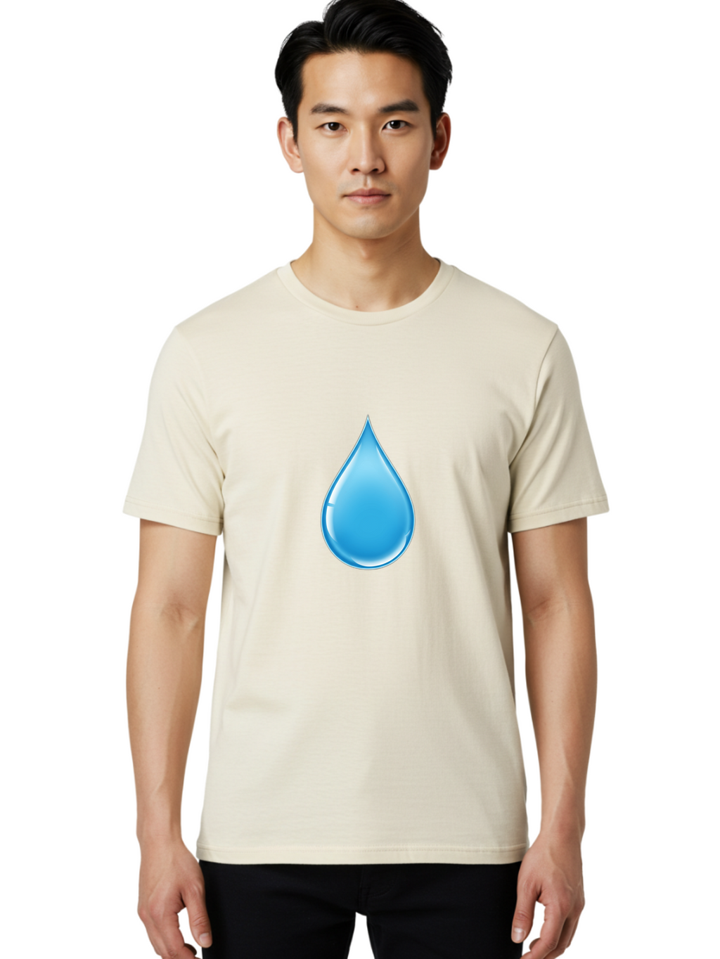 Water-Drop Men'S Graphic Tee, 100% Cotton, Comfortable Casual Summer Wear, Machine Washable, Vintage Camera, Old Camera, Antique Camera, Black Camera, Classic Photography, Photography Equipment, Nostalgic Device, Film Camera, Camera Art Ban950