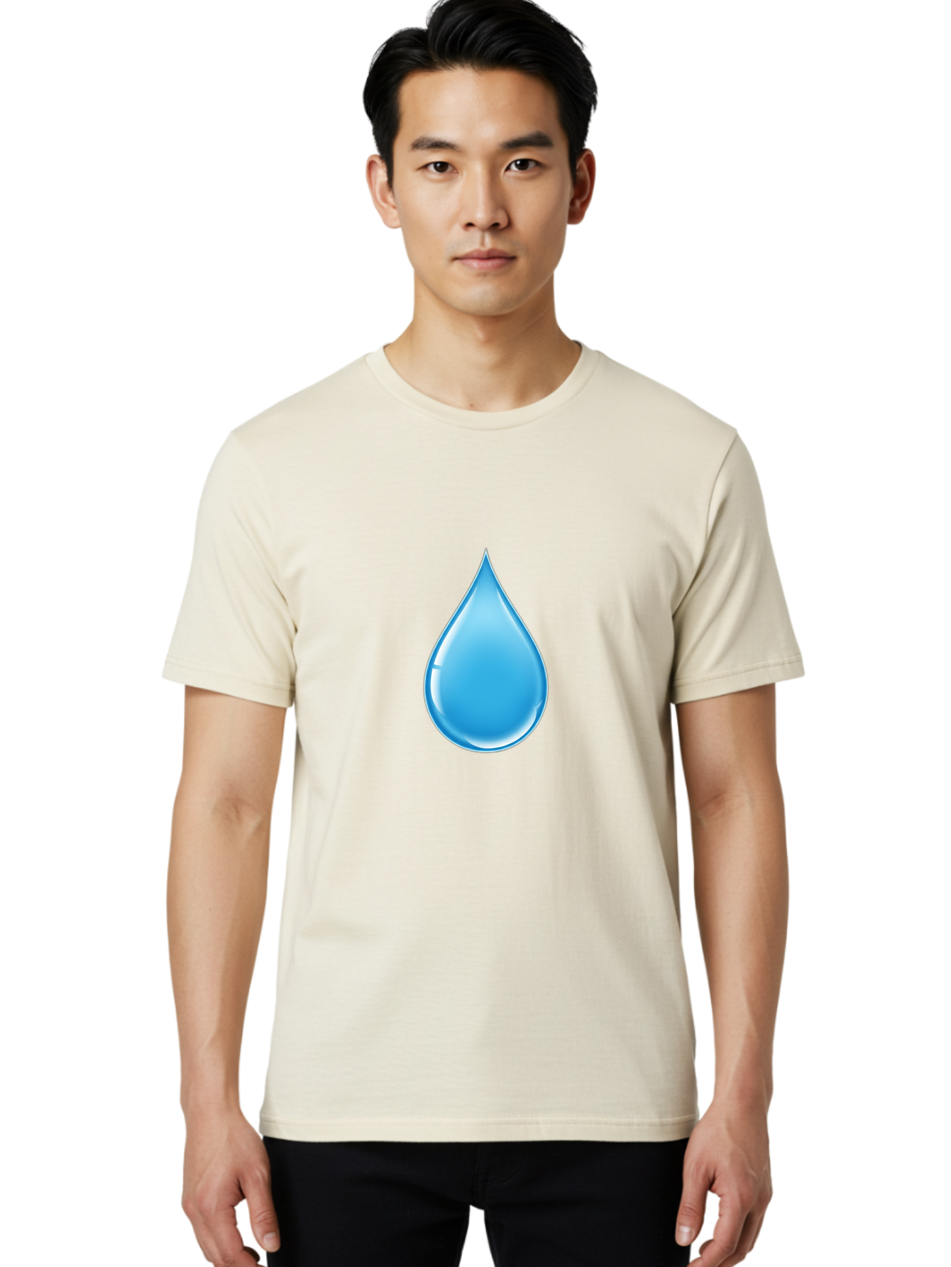 Water-Drop Men'S Graphic Tee, 100% Cotton, Comfortable Casual Summer Wear, Machine Washable, Vintage Camera, Old Camera, Antique Camera, Black Camera, Classic Photography, Photography Equipment, Nostalgic Device, Film Camera, Camera Art Ban950