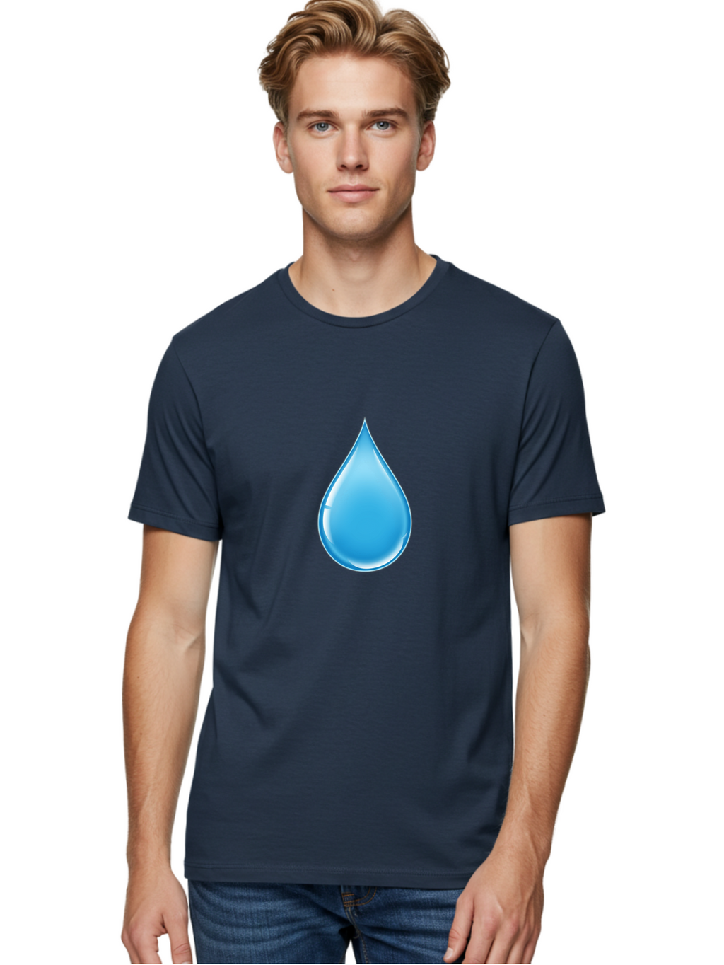 Water-Drop Men'S Graphic Tee, 100% Cotton, Comfortable Casual Summer Wear, Machine Washable, Vintage Camera, Old Camera, Antique Camera, Black Camera, Classic Photography, Photography Equipment, Nostalgic Device, Film Camera, Camera Art Ban950