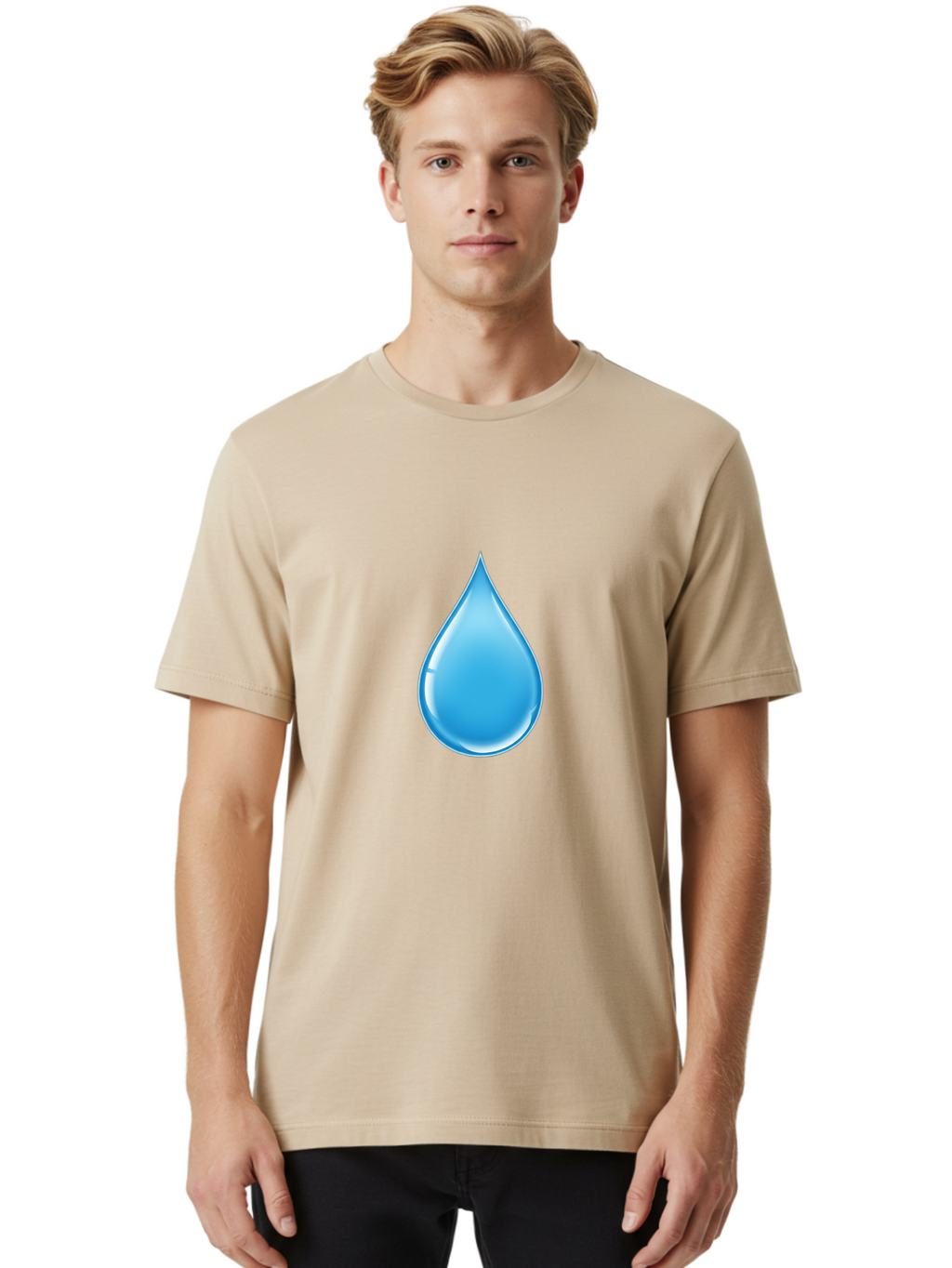 Water-Drop Men'S Graphic Tee, 100% Cotton, Comfortable Casual Summer Wear, Machine Washable, Vintage Camera, Old Camera, Antique Camera, Black Camera, Classic Photography, Photography Equipment, Nostalgic Device, Film Camera, Camera Art Ban950