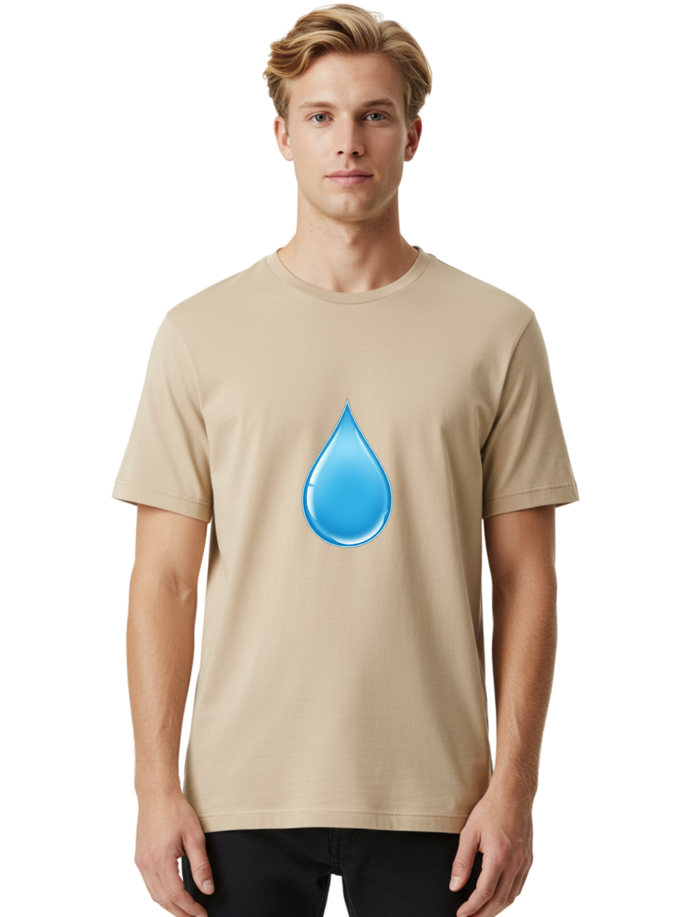 Water-Drop Men'S Graphic Tee, 100% Cotton, Comfortable Casual Summer Wear, Machine Washable, Vintage Camera, Old Camera, Antique Camera, Black Camera, Classic Photography, Photography Equipment, Nostalgic Device, Film Camera, Camera Art Ban950