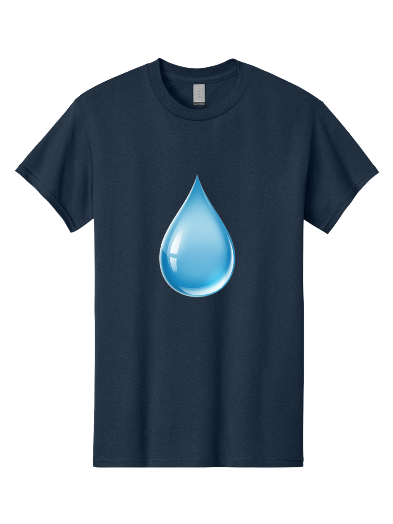 Water-Droplet-1 Men'S Graphic Tee, 100% Cotton, Comfortable Casual Summer Wear, Machine Washable, Vintage Camera, Old Camera, Antique Camera, Black Camera, Classic Photography, Photography Equipment, Nostalgic Device, Film Camera, Camera Art Ban951
