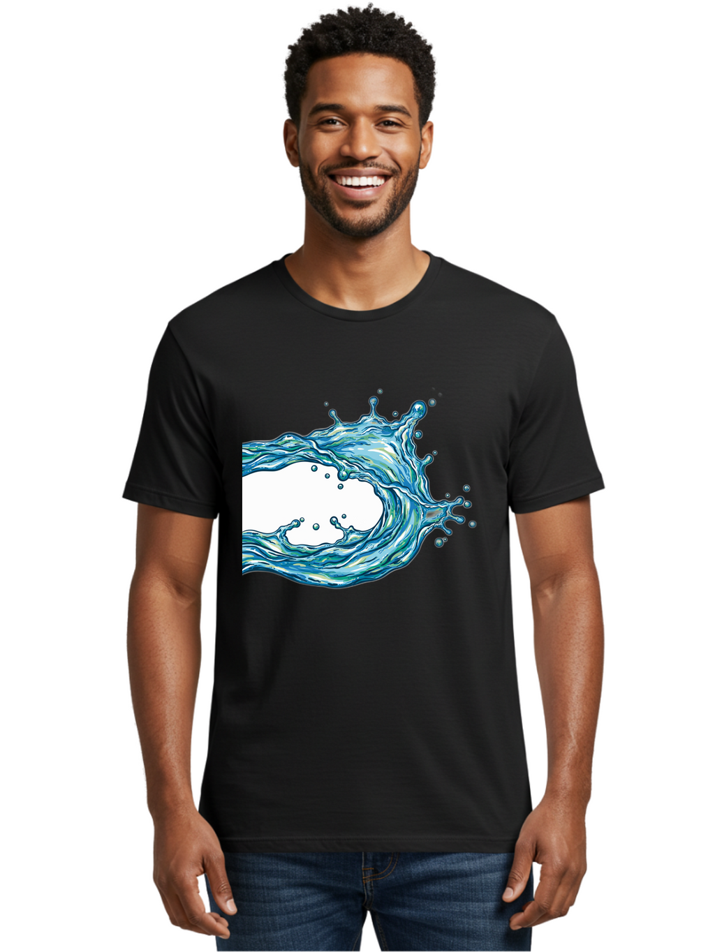 Water-Splash Men'S Graphic Tee, 100% Cotton, Comfortable Casual Summer Wear, Machine Washable, Vintage Camera, Old Camera, Antique Camera, Black Camera, Classic Photography, Photography Equipment, Nostalgic Device, Film Camera, Camera Art Ban953