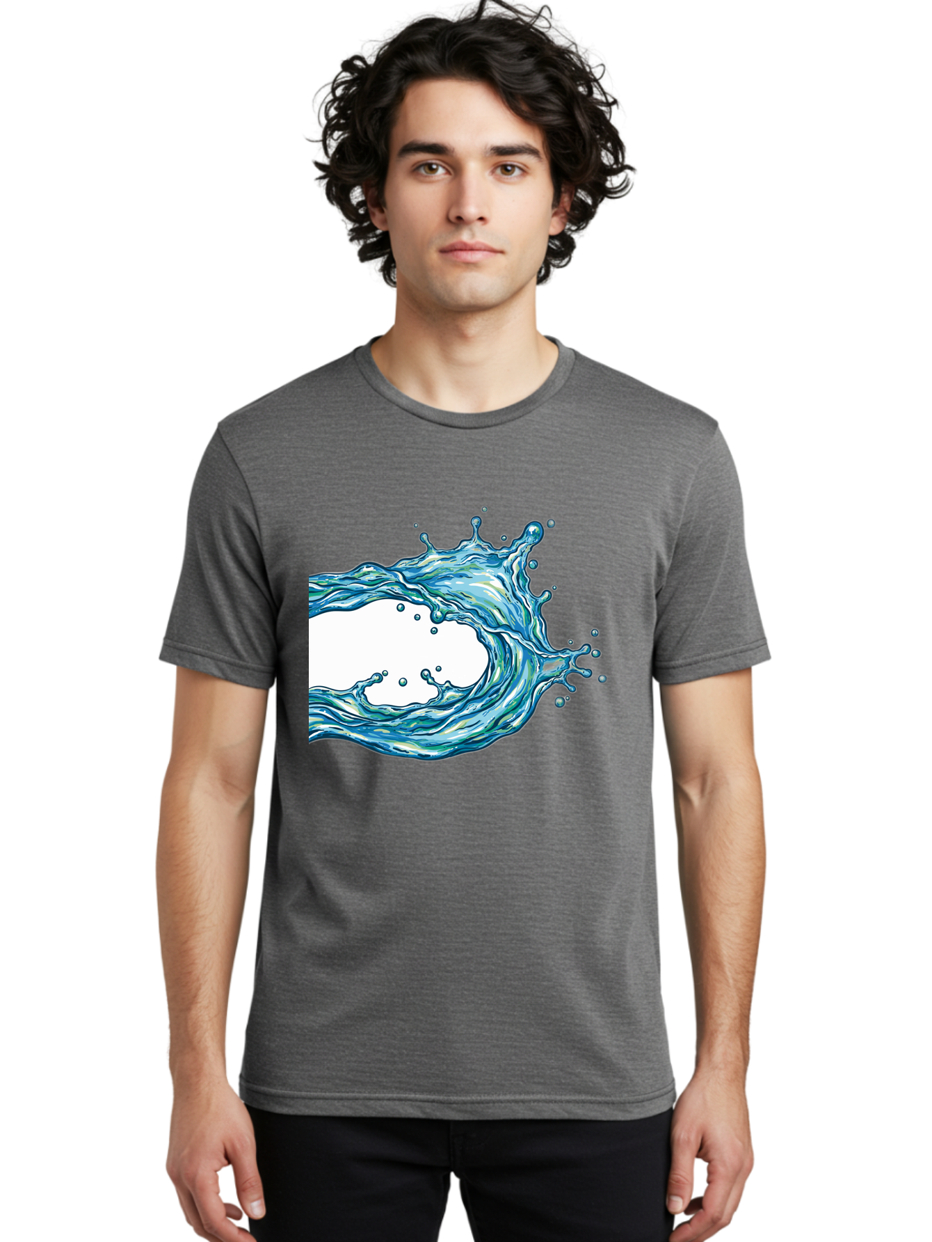 Water-Splash Men'S Graphic Tee, 100% Cotton, Comfortable Casual Summer Wear, Machine Washable, Vintage Camera, Old Camera, Antique Camera, Black Camera, Classic Photography, Photography Equipment, Nostalgic Device, Film Camera, Camera Art Ban953