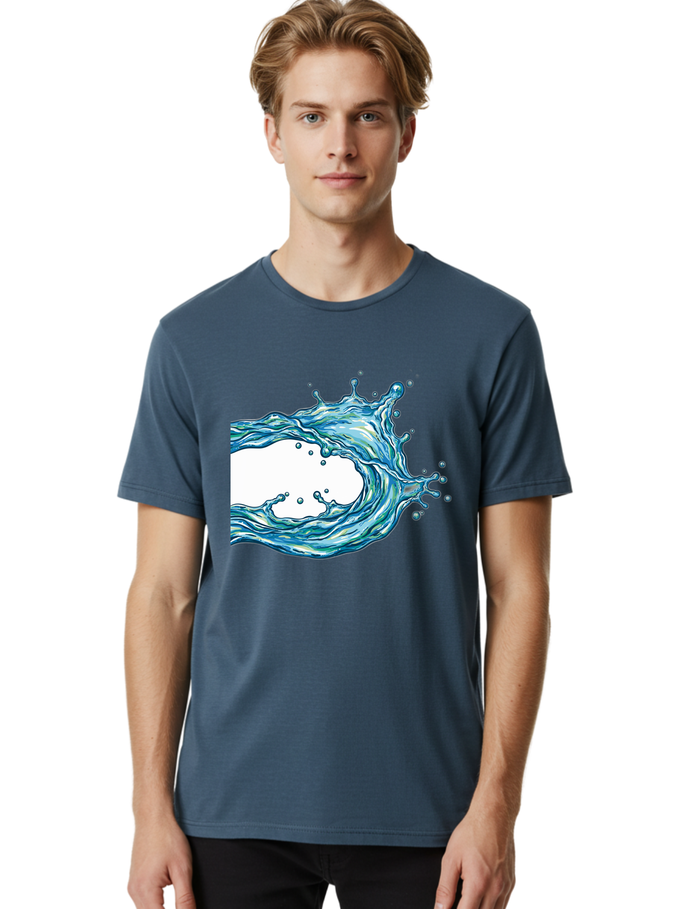 Water-Splash Men'S Graphic Tee, 100% Cotton, Comfortable Casual Summer Wear, Machine Washable, Vintage Camera, Old Camera, Antique Camera, Black Camera, Classic Photography, Photography Equipment, Nostalgic Device, Film Camera, Camera Art Ban953
