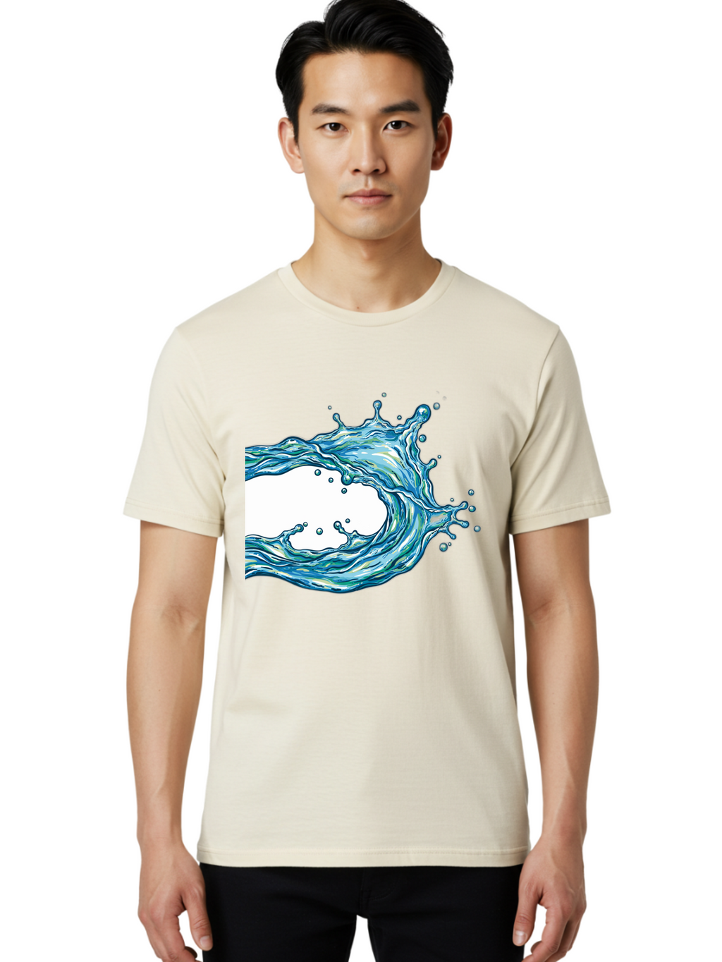 Water-Splash Men'S Graphic Tee, 100% Cotton, Comfortable Casual Summer Wear, Machine Washable, Vintage Camera, Old Camera, Antique Camera, Black Camera, Classic Photography, Photography Equipment, Nostalgic Device, Film Camera, Camera Art Ban953