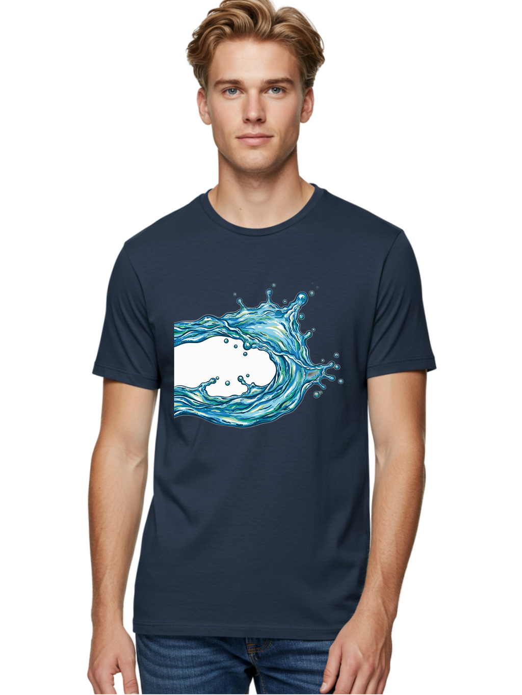 Water-Splash Men'S Graphic Tee, 100% Cotton, Comfortable Casual Summer Wear, Machine Washable, Vintage Camera, Old Camera, Antique Camera, Black Camera, Classic Photography, Photography Equipment, Nostalgic Device, Film Camera, Camera Art Ban953