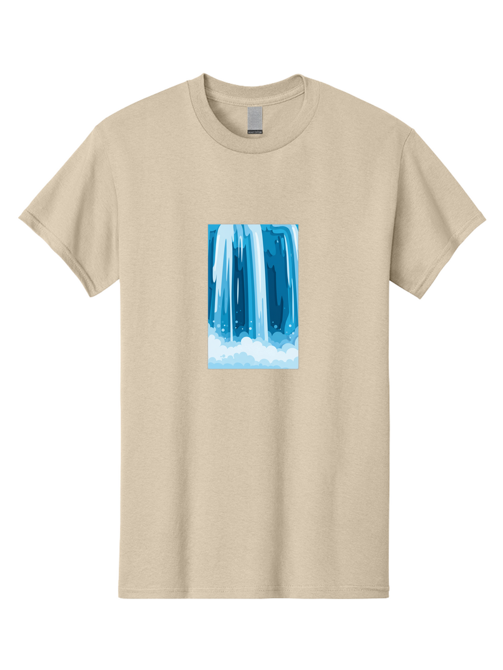 Waterfall Men'S Graphic Tee, 100% Cotton, Comfortable Casual Summer Wear, Machine Washable, Vintage Camera, Old Camera, Antique Camera, Black Camera, Classic Photography, Photography Equipment, Nostalgic Device, Film Camera, Camera Art Ban955