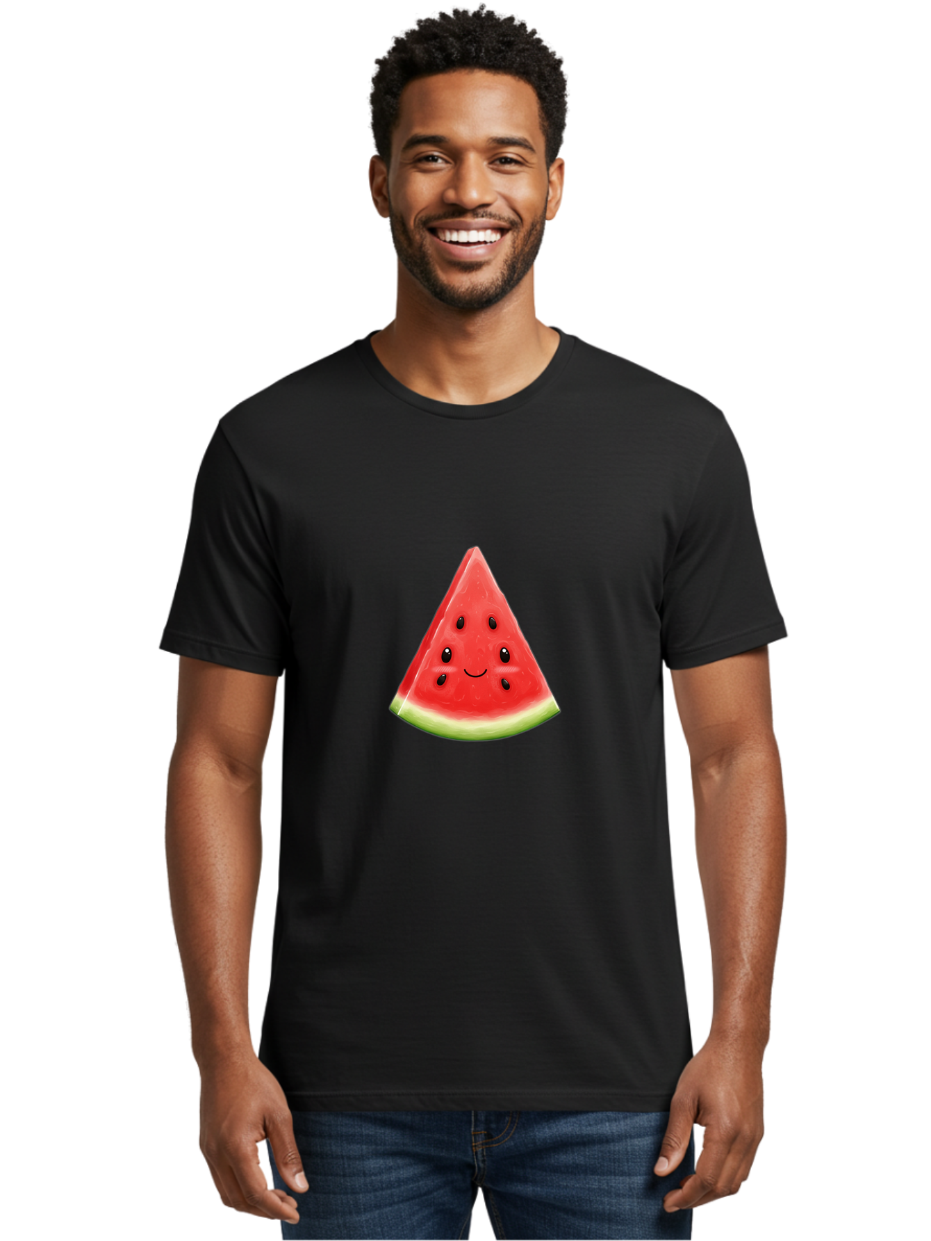 Watermelon-Slice-1 Men'S Graphic Tee, 100% Cotton, Comfortable Casual Summer Wear, Machine Washable, Vintage Camera, Old Camera, Antique Camera, Black Camera, Classic Photography, Photography Equipment, Nostalgic Device, Film Camera, Ban958