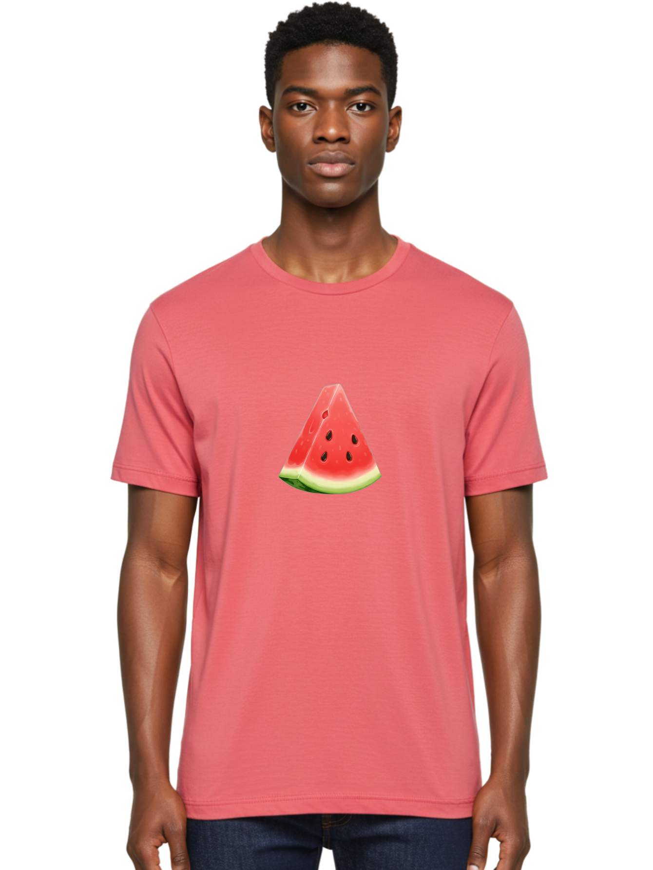 Watermelon-Slice-4 Men'S Graphic Tee, 100% Cotton, Comfortable Casual Summer Wear, Machine Washable, Vintage Camera, Old Camera, Antique Camera, Black Camera, Classic Photography, Photography Equipment, Nostalgic Device, Film Camera, Ban961
