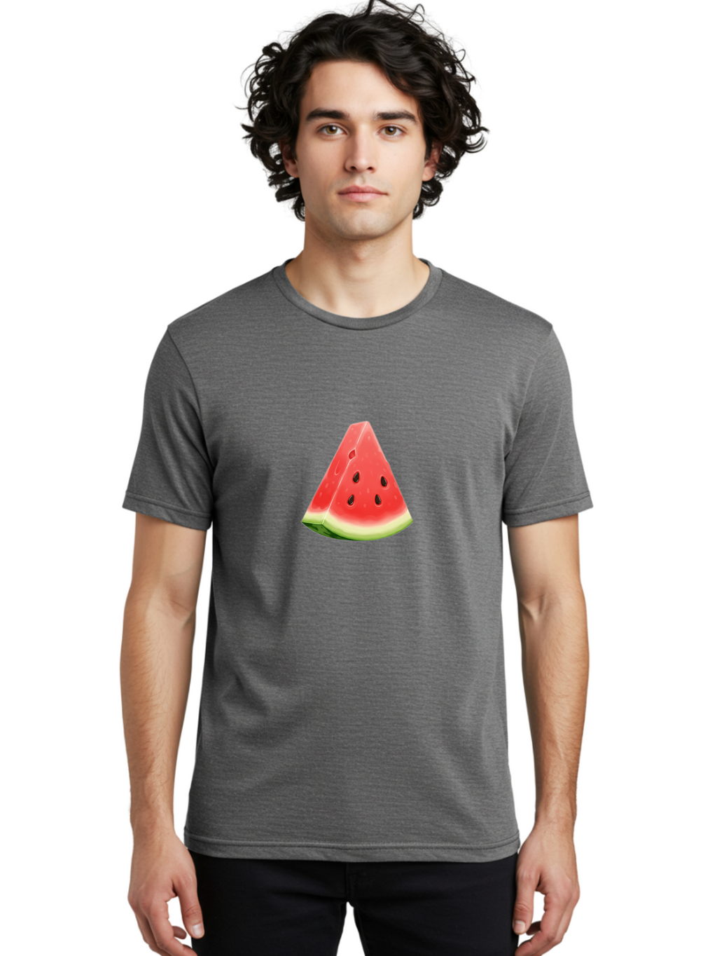Watermelon-Slice-4 Men'S Graphic Tee, 100% Cotton, Comfortable Casual Summer Wear, Machine Washable, Vintage Camera, Old Camera, Antique Camera, Black Camera, Classic Photography, Photography Equipment, Nostalgic Device, Film Camera, Ban961