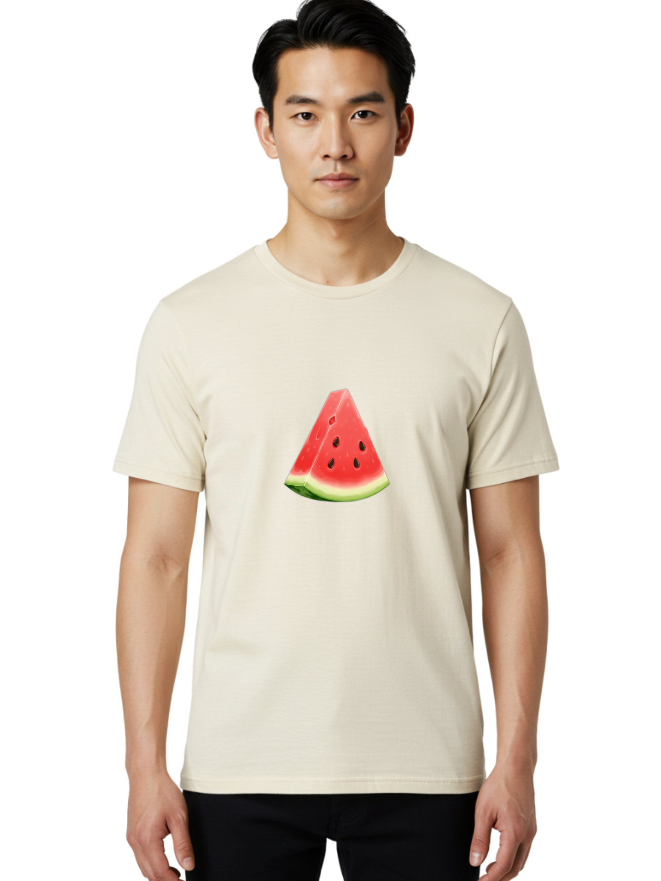 Watermelon-Slice-4 Men'S Graphic Tee, 100% Cotton, Comfortable Casual Summer Wear, Machine Washable, Vintage Camera, Old Camera, Antique Camera, Black Camera, Classic Photography, Photography Equipment, Nostalgic Device, Film Camera, Ban961