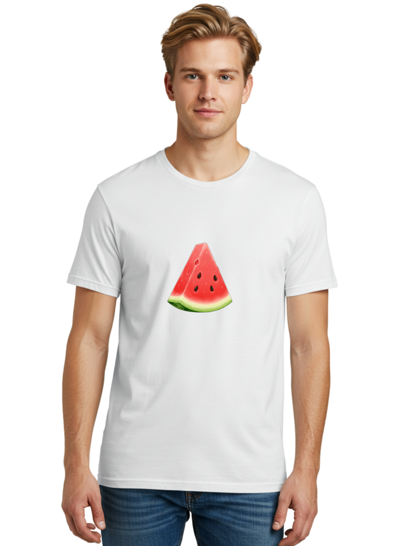 Watermelon-Slice-4 Men'S Graphic Tee, 100% Cotton, Comfortable Casual Summer Wear, Machine Washable, Vintage Camera, Old Camera, Antique Camera, Black Camera, Classic Photography, Photography Equipment, Nostalgic Device, Film Camera, Ban961