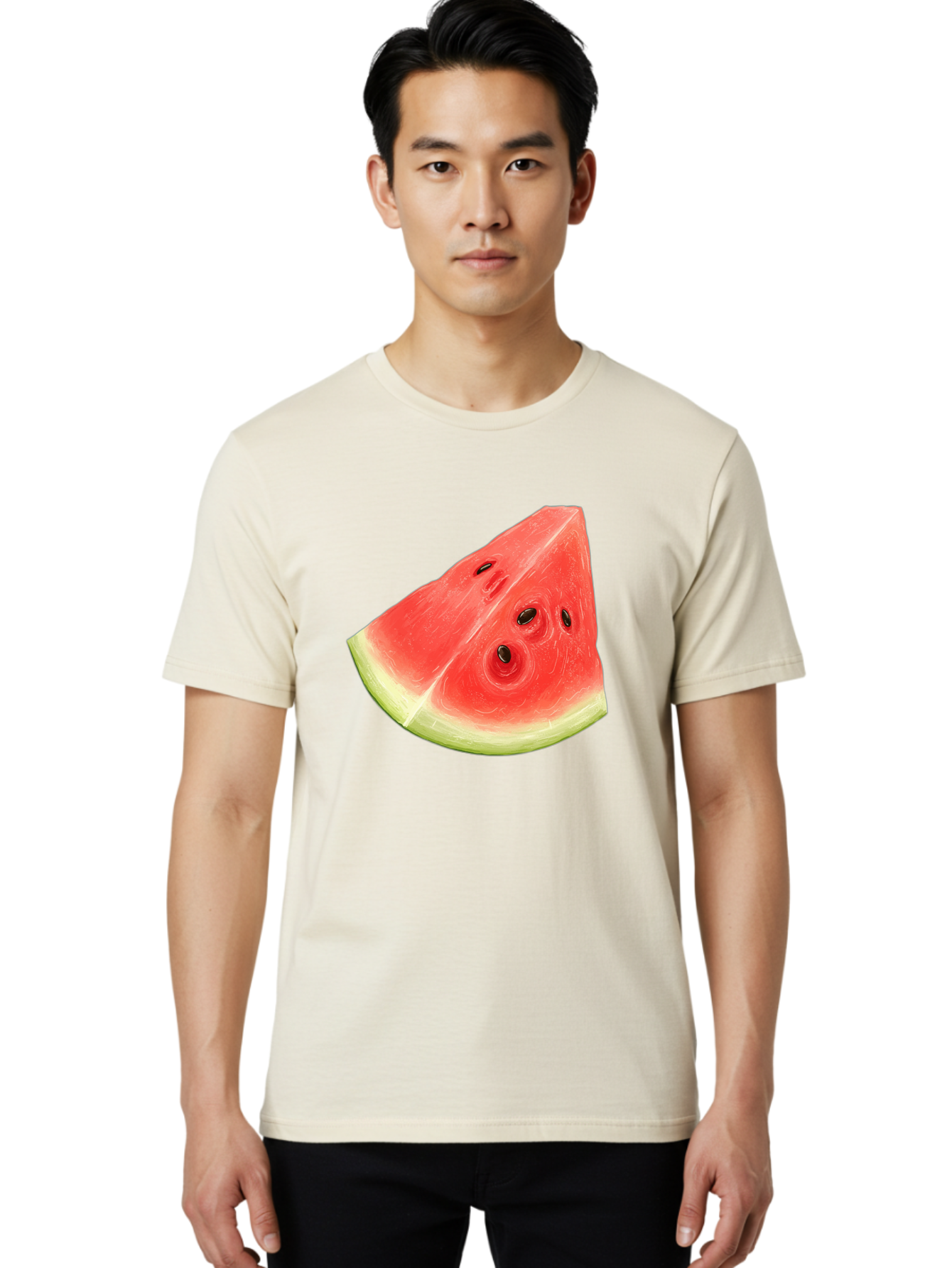 Watermelon-Slice-5 Men'S Graphic Tee, 100% Cotton, Comfortable Casual Summer Wear, Machine Washable, Vintage Camera, Old Camera, Antique Camera, Black Camera, Classic Photography, Photography Equipment, Nostalgic Device, Film Camera, Ban962