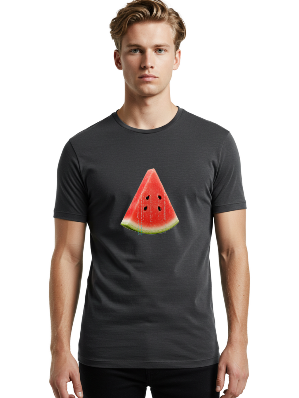 Watermelon-Slice-6 Men'S Graphic Tee, 100% Cotton, Comfortable Casual Summer Wear, Machine Washable, Vintage Camera, Old Camera, Antique Camera, Black Camera, Classic Photography, Photography Equipment, Nostalgic Device, Film Camera, Ban963
