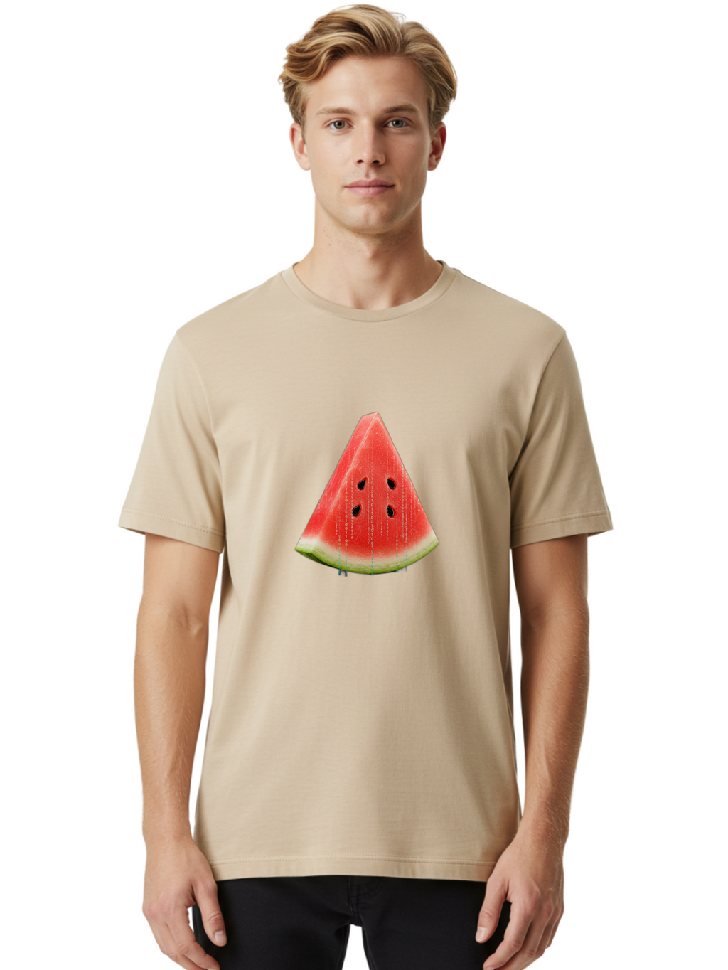 Watermelon-Slice-6 Men'S Graphic Tee, 100% Cotton, Comfortable Casual Summer Wear, Machine Washable, Vintage Camera, Old Camera, Antique Camera, Black Camera, Classic Photography, Photography Equipment, Nostalgic Device, Film Camera, Ban963