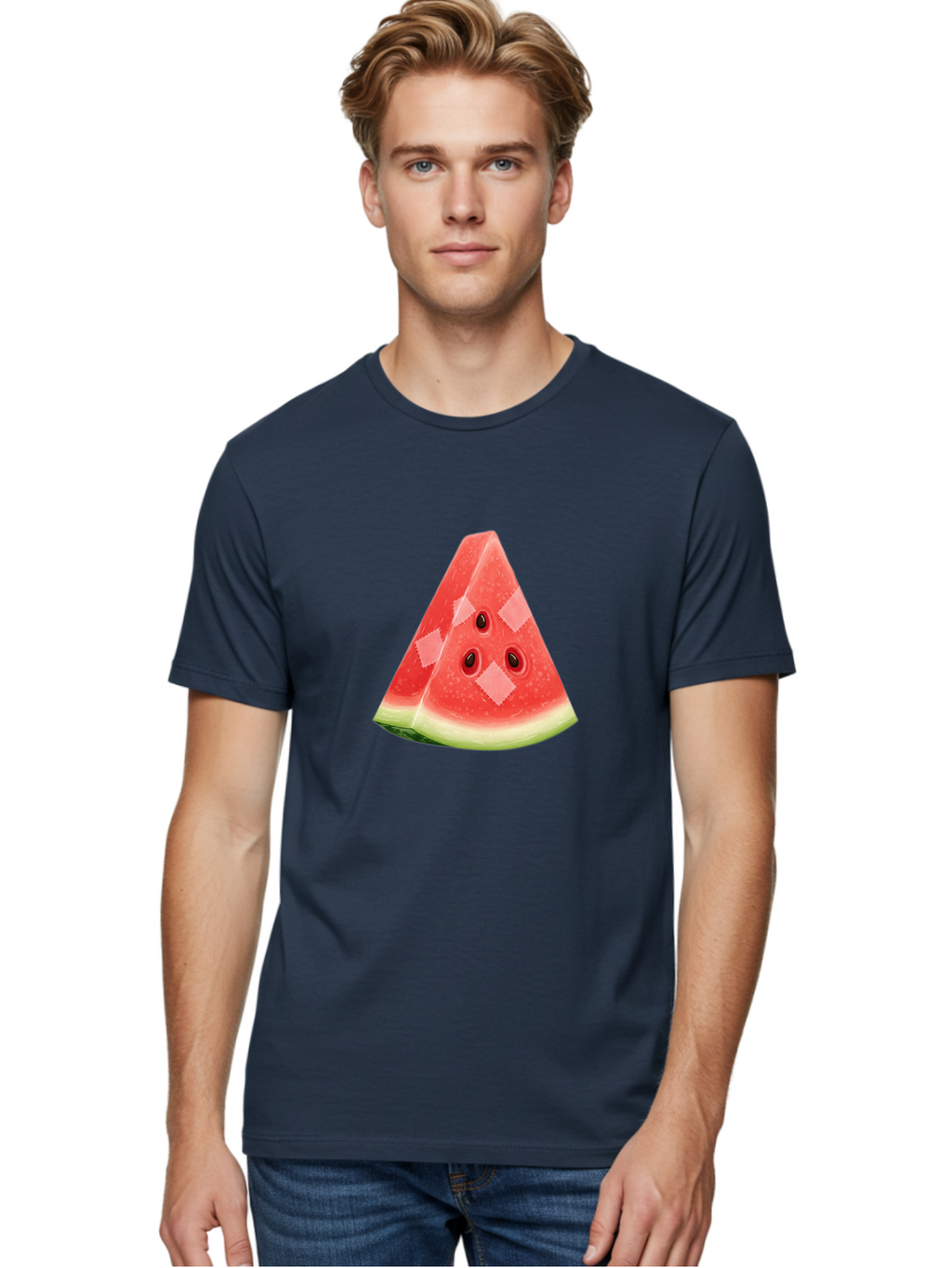 Watermelon-Slice-7 Men'S Graphic Tee, 100% Cotton, Comfortable Casual Summer Wear, Machine Washable, Vintage Camera, Old Camera, Antique Camera, Black Camera, Classic Photography, Photography Equipment, Nostalgic Device, Film Camera, Ban964
