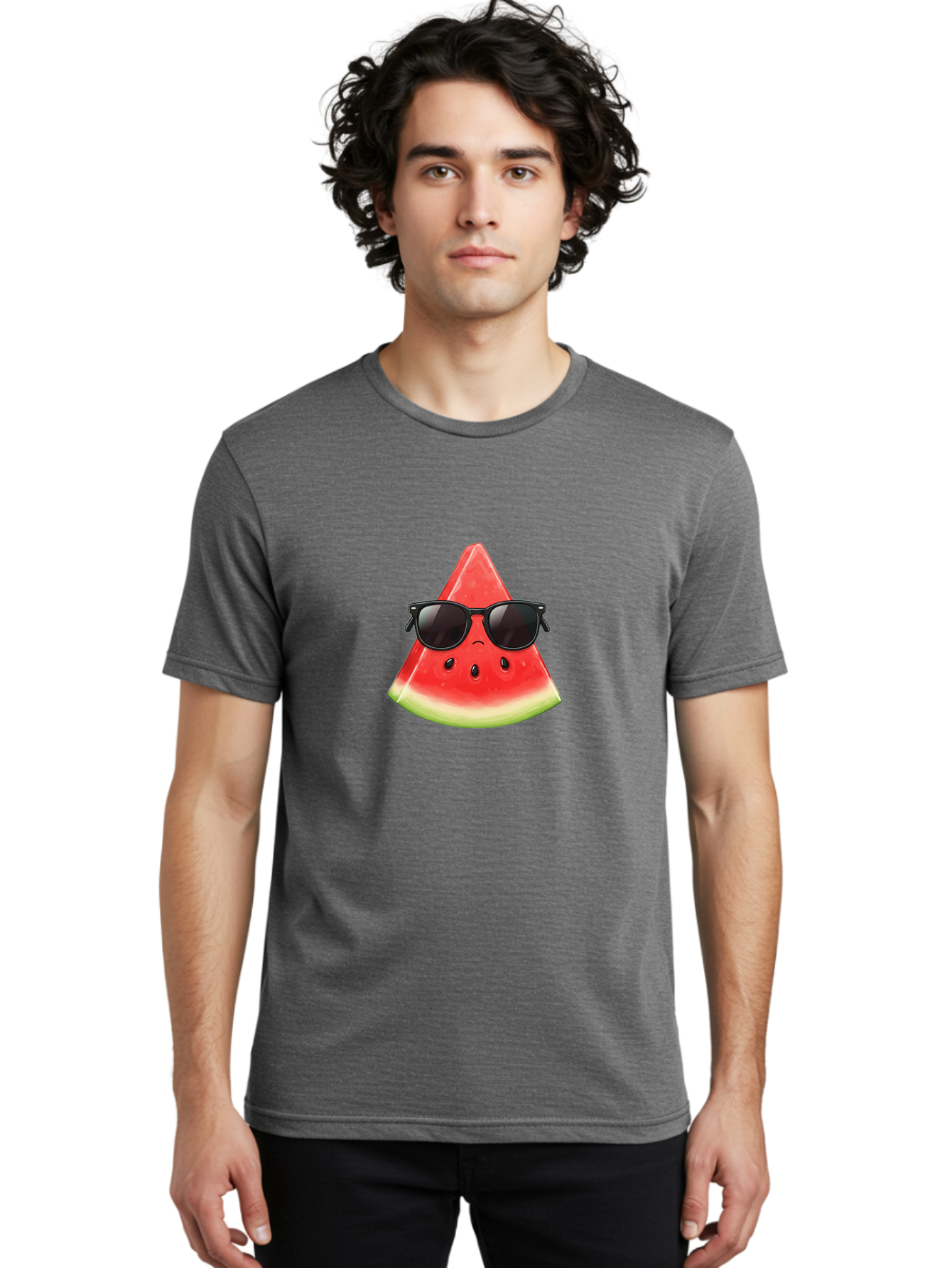 Watermelon-Slice-With-Sunglasses Men'S Graphic Tee, 100% Cotton, Comfortable Casual Summer Wear, Machine Washable, Vintage Camera, Old Camera, Antique Camera, Black Camera, Classic Photography, Photography Equipment, Nostalgic Device, Ban966