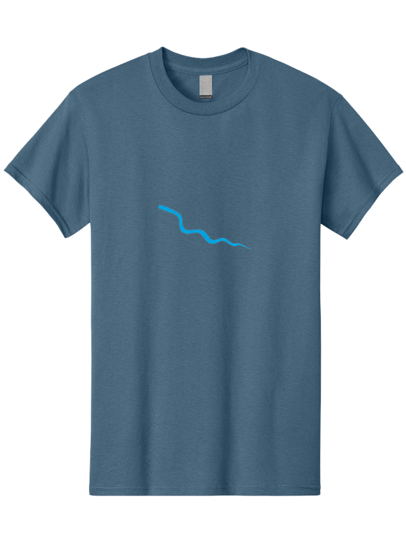 Wavy-Blue-Line Men'S Graphic Tee, 100% Cotton, Comfortable Casual Summer Wear, Machine Washable, Vintage Camera, Old Camera, Antique Camera, Black Camera, Classic Photography, Photography Equipment, Nostalgic Device, Film Camera, Camera Art Ban968