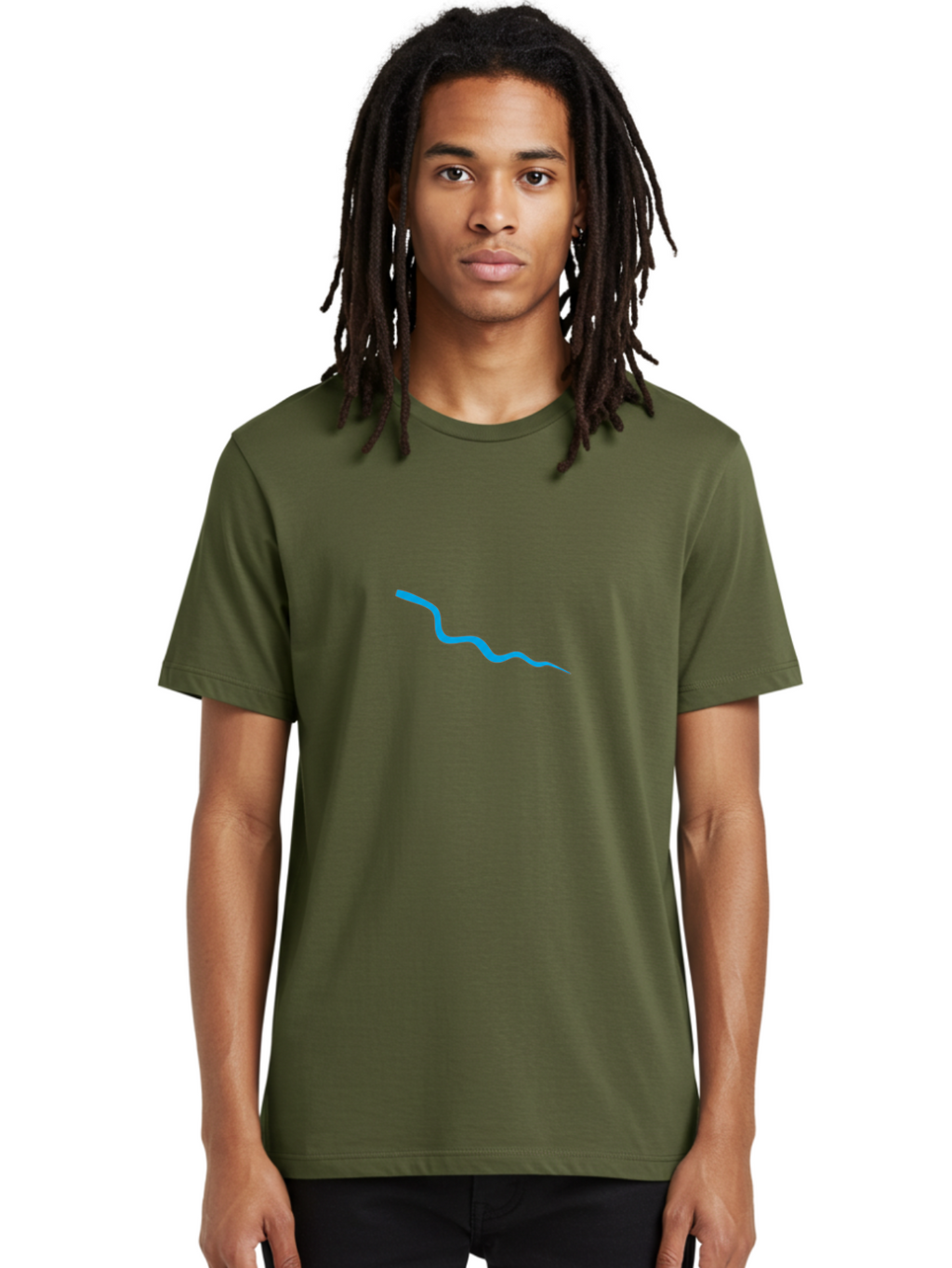 Wavy-Blue-Line Men'S Graphic Tee, 100% Cotton, Comfortable Casual Summer Wear, Machine Washable, Vintage Camera, Old Camera, Antique Camera, Black Camera, Classic Photography, Photography Equipment, Nostalgic Device, Film Camera, Camera Art Ban968