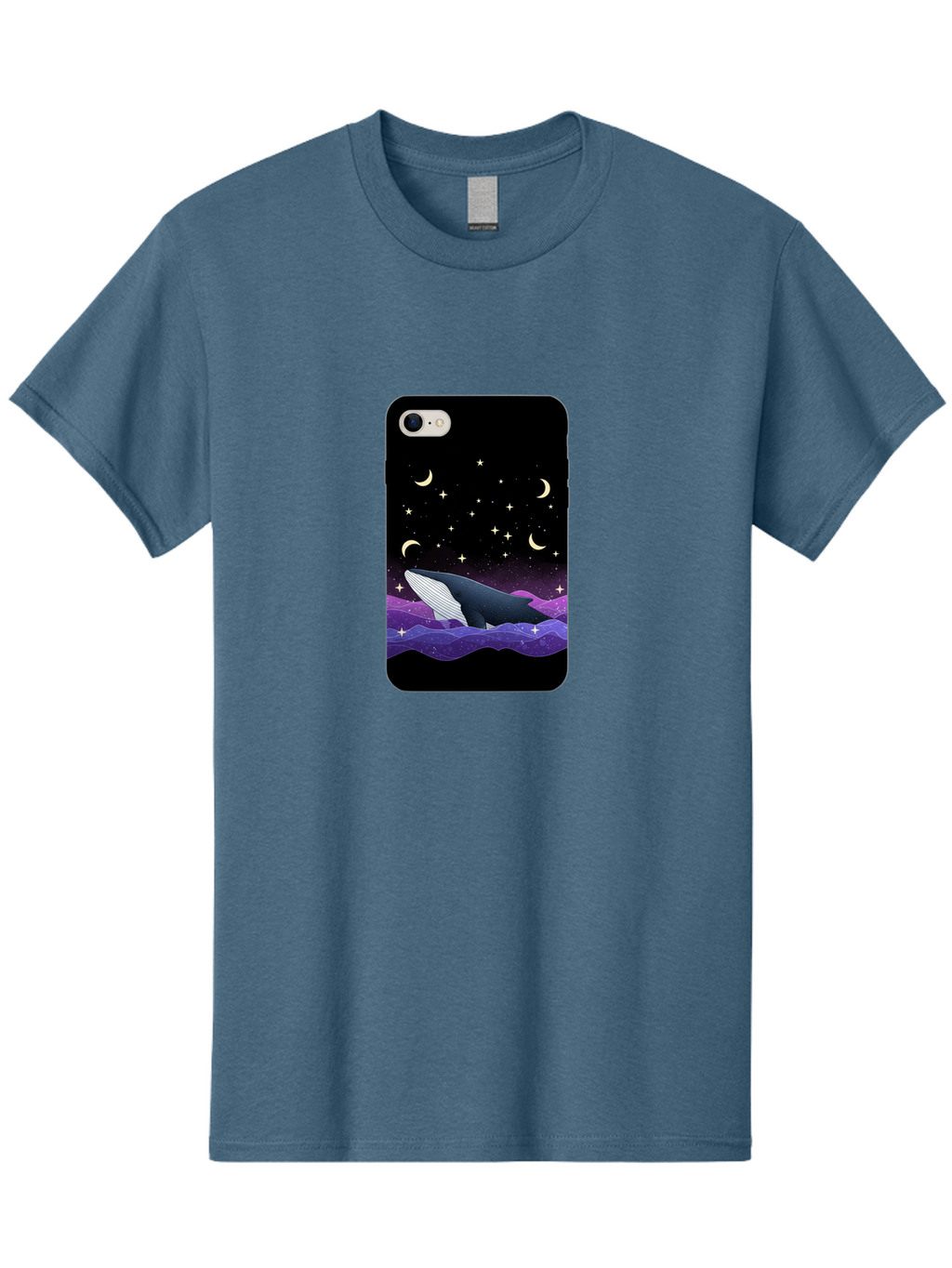 Whale-Phone-Case Men'S Graphic Tee, 100% Cotton, Comfortable Casual Summer Wear, Machine Washable, Vintage Camera, Old Camera, Antique Camera, Black Camera, Classic Photography, Photography Equipment, Nostalgic Device, Film Camera, Camera Art Ban971