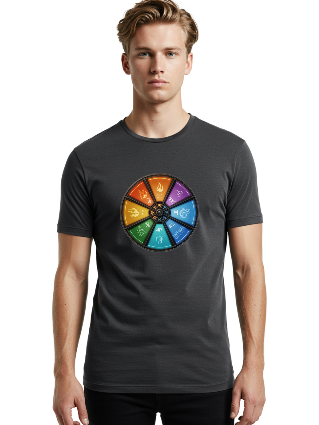 Wheel-Of-Fortune Men'S Graphic Tee, 100% Cotton, Comfortable Casual Summer Wear, Machine Washable, Vintage Camera, Old Camera, Antique Camera, Black Camera, Classic Photography, Photography Equipment, Nostalgic Device, Film Camera, Camera Art Ban974