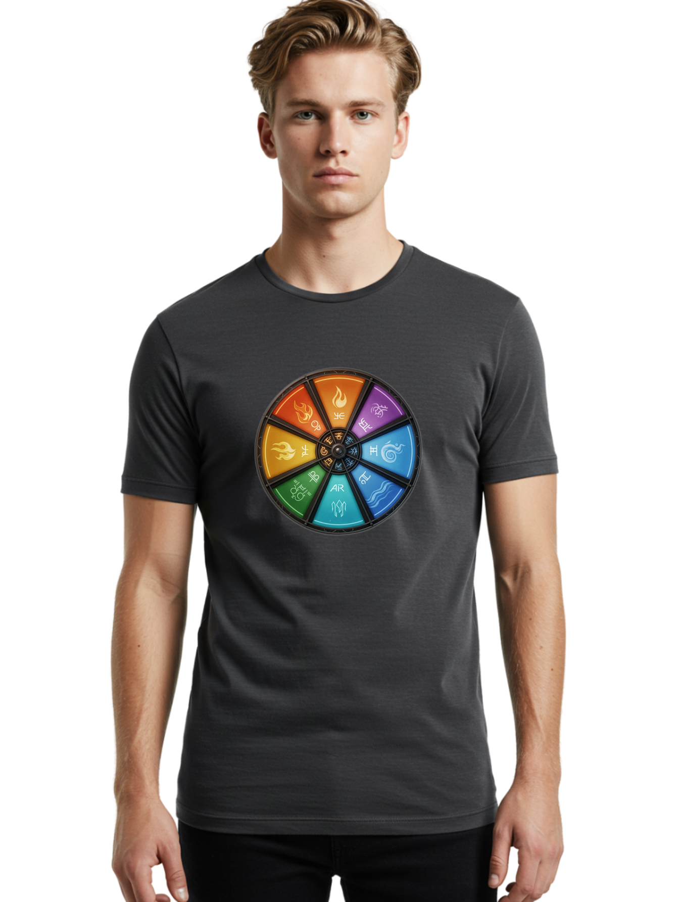 Wheel-Of-Fortune Men'S Graphic Tee, 100% Cotton, Comfortable Casual Summer Wear, Machine Washable, Vintage Camera, Old Camera, Antique Camera, Black Camera, Classic Photography, Photography Equipment, Nostalgic Device, Film Camera, Camera Art Ban974
