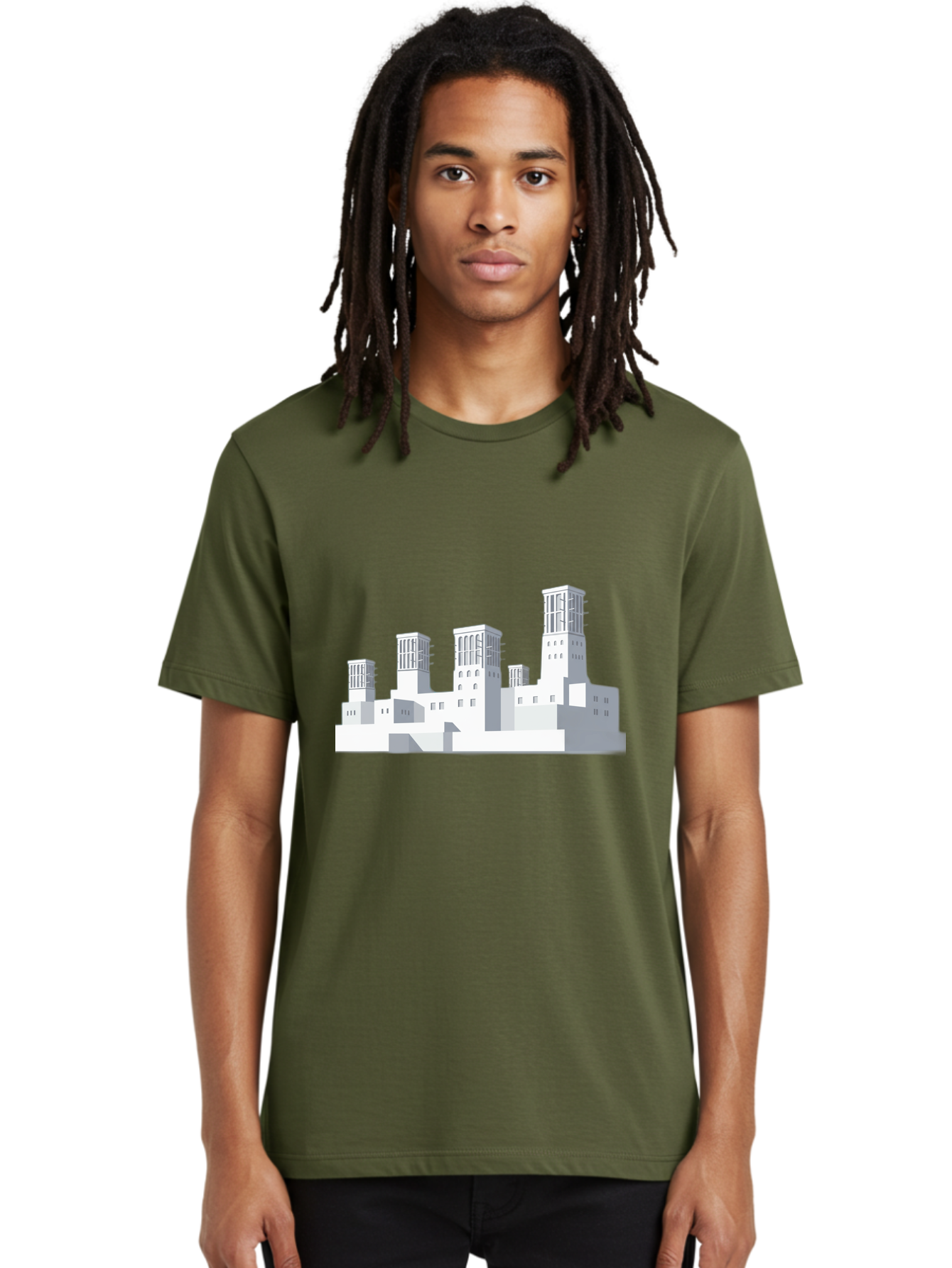 White-Buildings Men'S Graphic Tee, 100% Cotton, Comfortable Casual Summer Wear, Machine Washable, Vintage Camera, Old Camera, Antique Camera, Black Camera, Classic Photography, Photography Equipment, Nostalgic Device, Film Camera, Camera Art Ban975