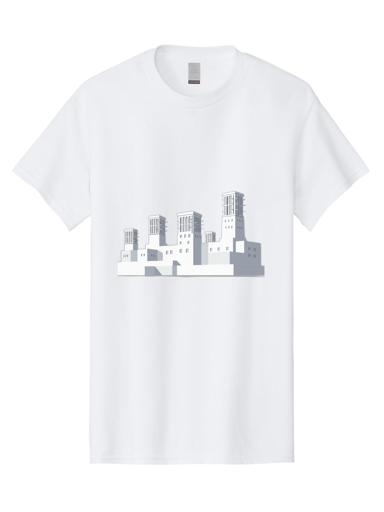 White-Buildings Men'S Graphic Tee, 100% Cotton, Comfortable Casual Summer Wear, Machine Washable, Vintage Camera, Old Camera, Antique Camera, Black Camera, Classic Photography, Photography Equipment, Nostalgic Device, Film Camera, Camera Art Ban975