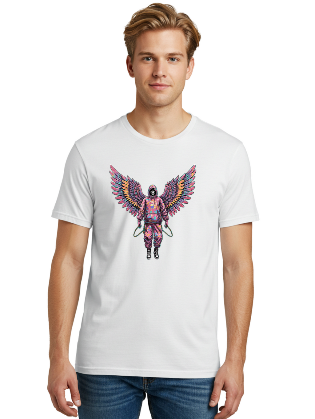 Wings-Hoodie Men'S Graphic Tee, 100% Cotton, Comfortable Casual Summer Wear, Machine Washable, Vintage Camera, Old Camera, Antique Camera, Black Camera, Classic Photography, Photography Equipment, Nostalgic Device, Film Camera, Camera Art Ban979