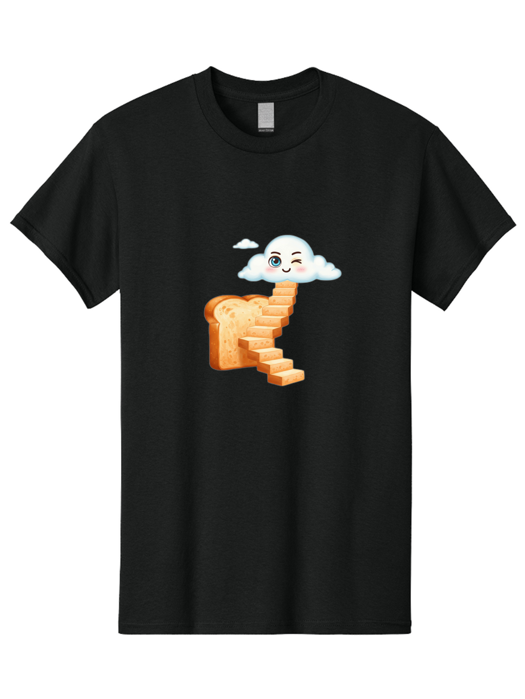 Winking-Cloud-Stairway-Bread Men'S Graphic Tee, 100% Cotton, Comfortable Casual Summer Wear, Machine Washable, Vintage Camera, Old Camera, Antique Camera, Black Camera, Classic Photography, Photography Equipment, Nostalgic Device, Film Camera, Ban980
