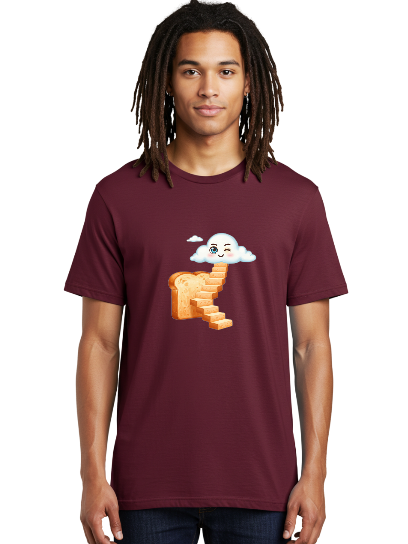 Winking-Cloud-Stairway-Bread Men'S Graphic Tee, 100% Cotton, Comfortable Casual Summer Wear, Machine Washable, Vintage Camera, Old Camera, Antique Camera, Black Camera, Classic Photography, Photography Equipment, Nostalgic Device, Film Camera, Ban980