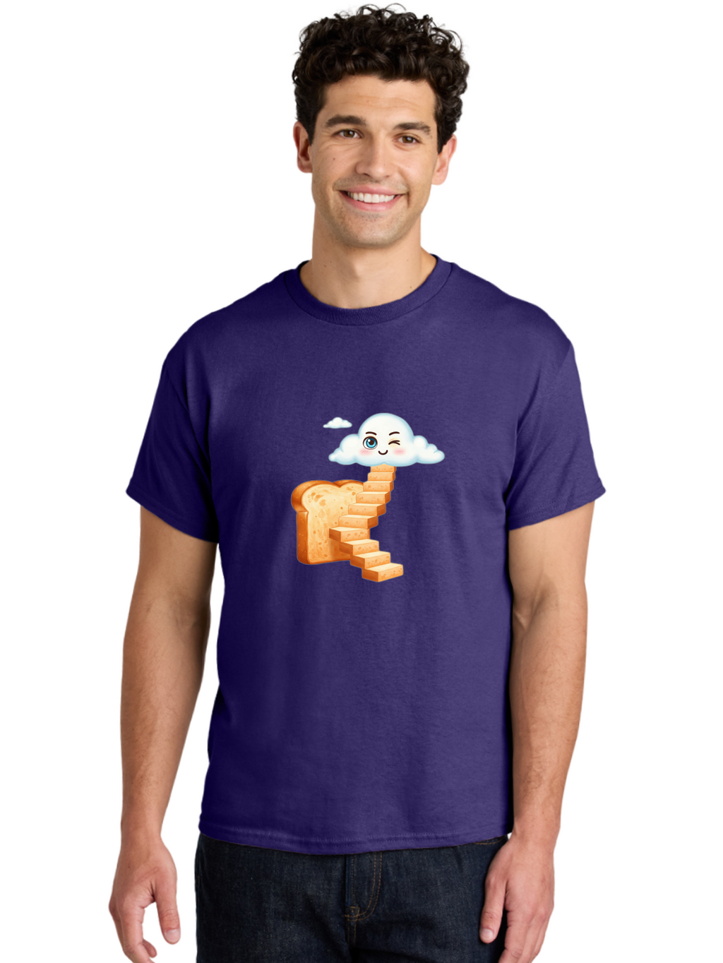 Winking-Cloud-Stairway-Bread Men'S Graphic Tee, 100% Cotton, Comfortable Casual Summer Wear, Machine Washable, Vintage Camera, Old Camera, Antique Camera, Black Camera, Classic Photography, Photography Equipment, Nostalgic Device, Film Camera, Ban980