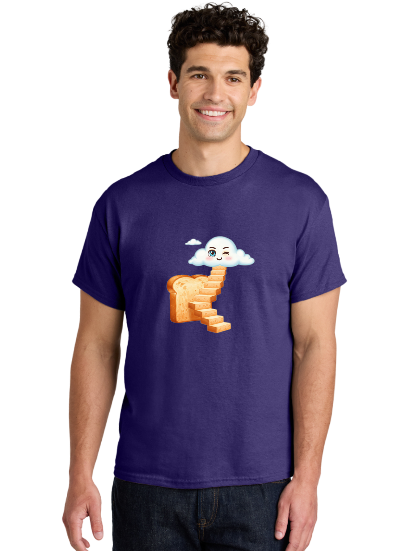 Winking-Cloud-Stairway-Bread Men'S Graphic Tee, 100% Cotton, Comfortable Casual Summer Wear, Machine Washable, Vintage Camera, Old Camera, Antique Camera, Black Camera, Classic Photography, Photography Equipment, Nostalgic Device, Film Camera, Ban980