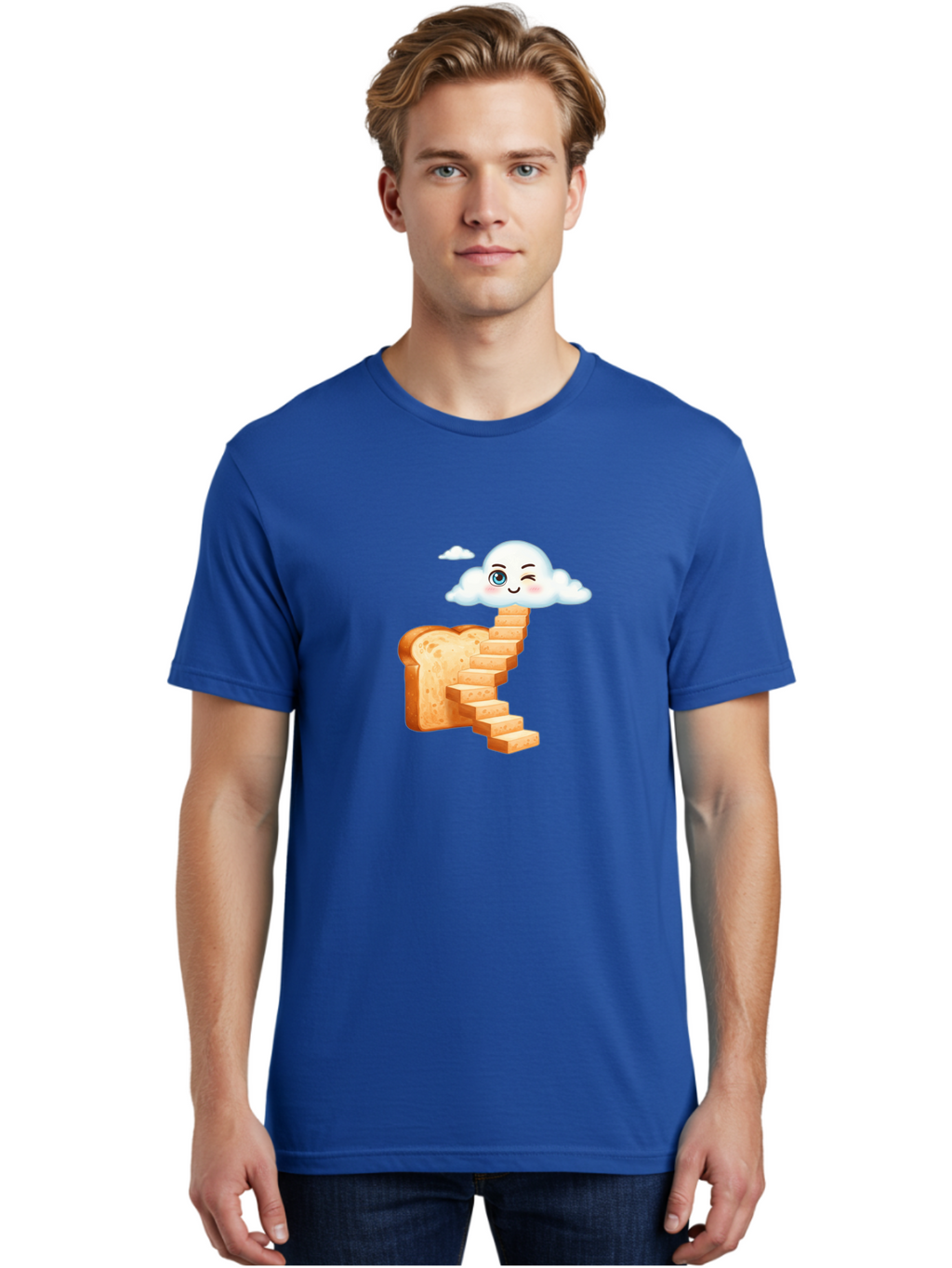 Winking-Cloud-Stairway-Bread Men'S Graphic Tee, 100% Cotton, Comfortable Casual Summer Wear, Machine Washable, Vintage Camera, Old Camera, Antique Camera, Black Camera, Classic Photography, Photography Equipment, Nostalgic Device, Film Camera, Ban980