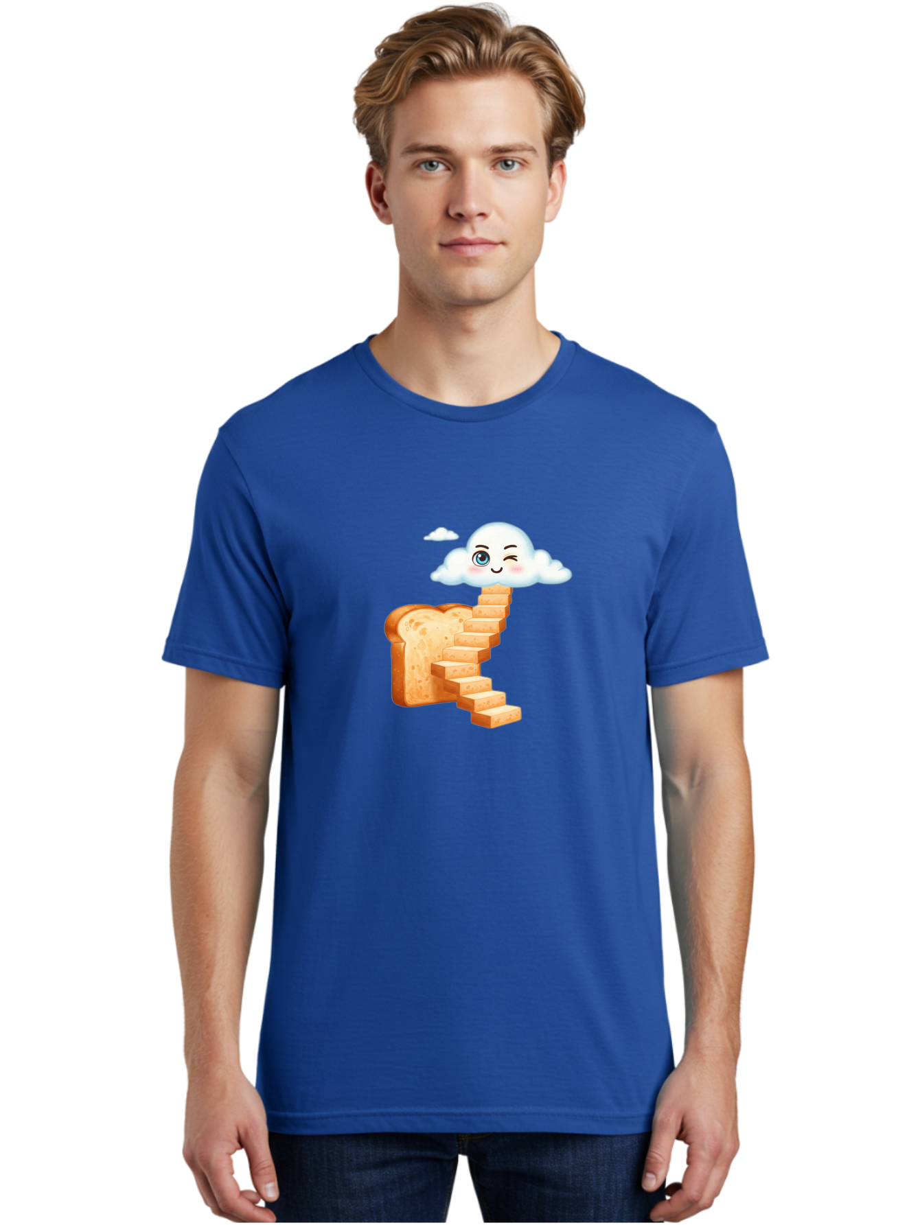Winking-Cloud-Stairway-Bread Men'S Graphic Tee, 100% Cotton, Comfortable Casual Summer Wear, Machine Washable, Vintage Camera, Old Camera, Antique Camera, Black Camera, Classic Photography, Photography Equipment, Nostalgic Device, Film Camera, Ban980