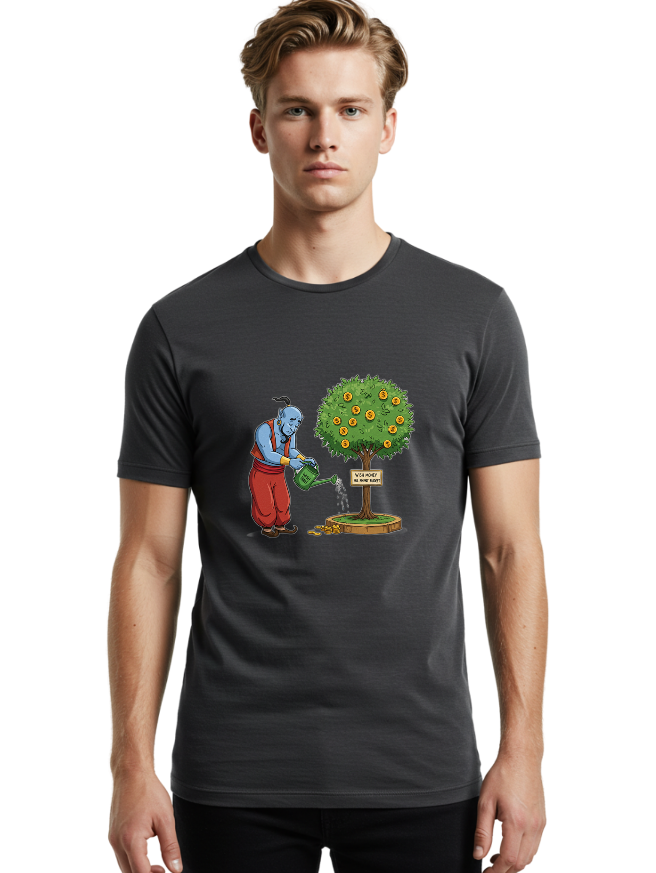 Wish-Money-Fulfillment-Budget Men'S Graphic Tee, 100% Cotton, Comfortable Casual Summer Wear, Machine Washable, Vintage Camera, Old Camera, Antique Camera, Black Camera, Classic Photography, Photography Equipment, Nostalgic Device, Ban984
