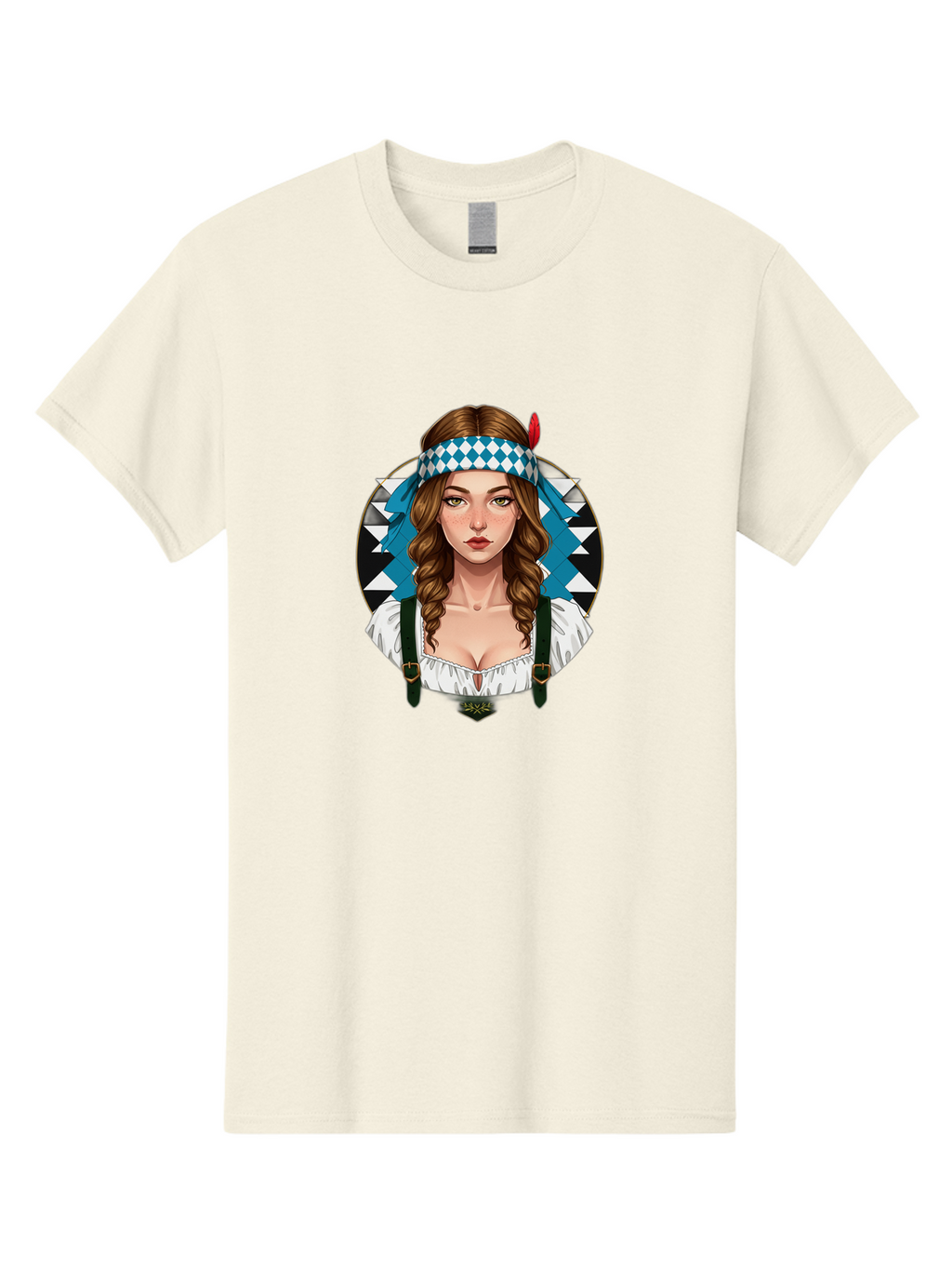 Woman-In-Dirndl Men'S Graphic Tee, 100% Cotton, Comfortable Casual Summer Wear, Machine Washable, Vintage Camera, Old Camera, Antique Camera, Black Camera, Classic Photography, Photography Equipment, Nostalgic Device, Film Camera, Camera Art Ban986