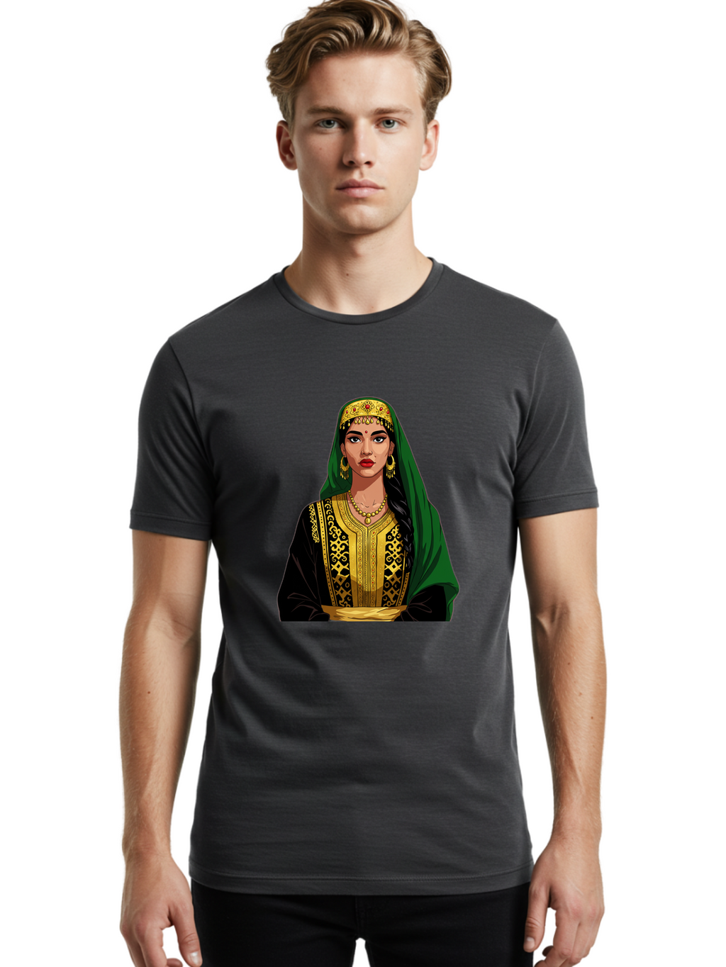 Woman-In-Traditional-Attire Men'S Graphic Tee, 100% Cotton, Comfortable Casual Summer Wear, Machine Washable, Vintage Camera, Old Camera, Antique Camera, Black Camera, Classic Photography, Photography Equipment, Nostalgic Device, Film Camera, Ban987