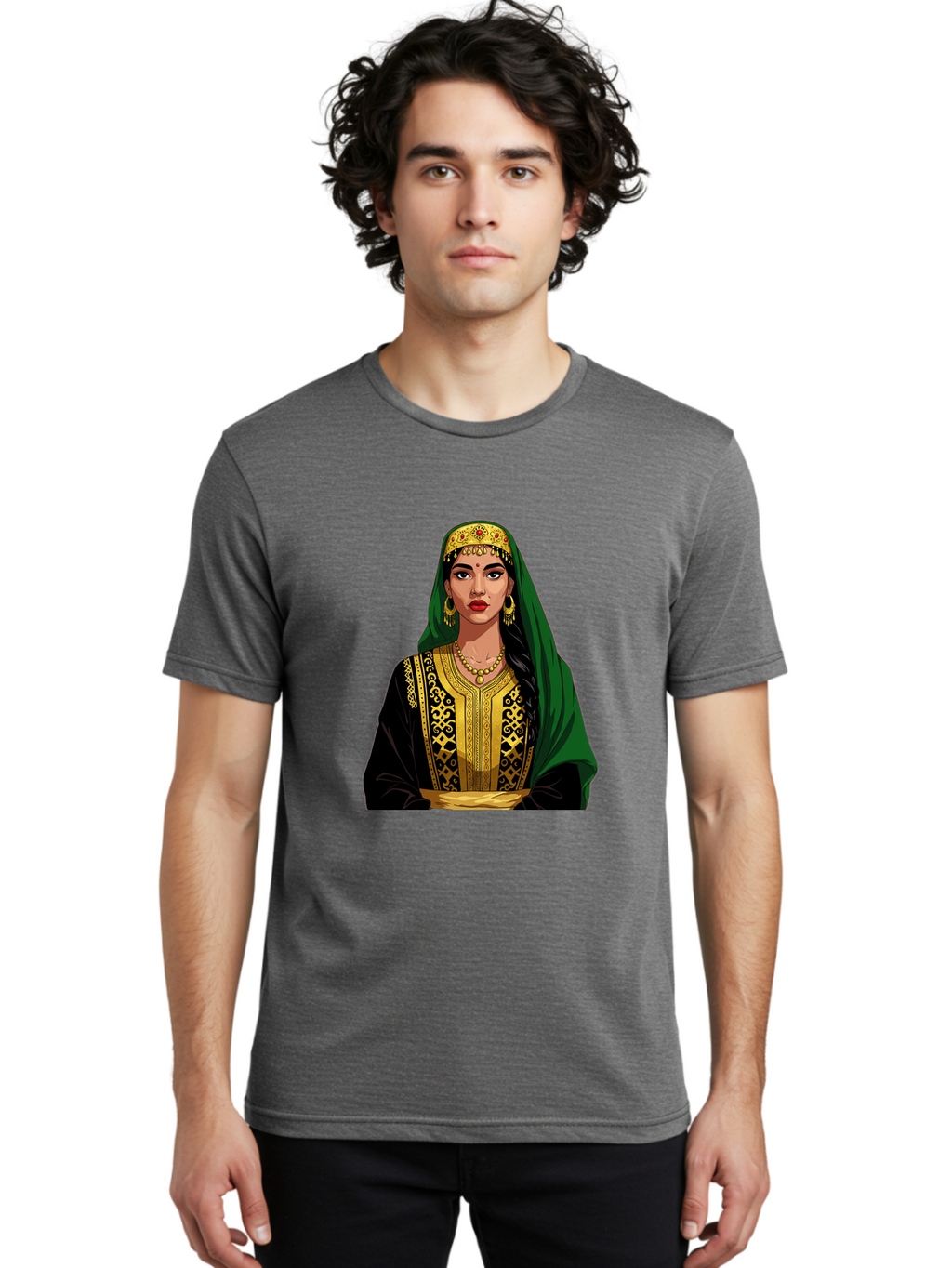 Woman-In-Traditional-Attire Men'S Graphic Tee, 100% Cotton, Comfortable Casual Summer Wear, Machine Washable, Vintage Camera, Old Camera, Antique Camera, Black Camera, Classic Photography, Photography Equipment, Nostalgic Device, Film Camera, Ban987