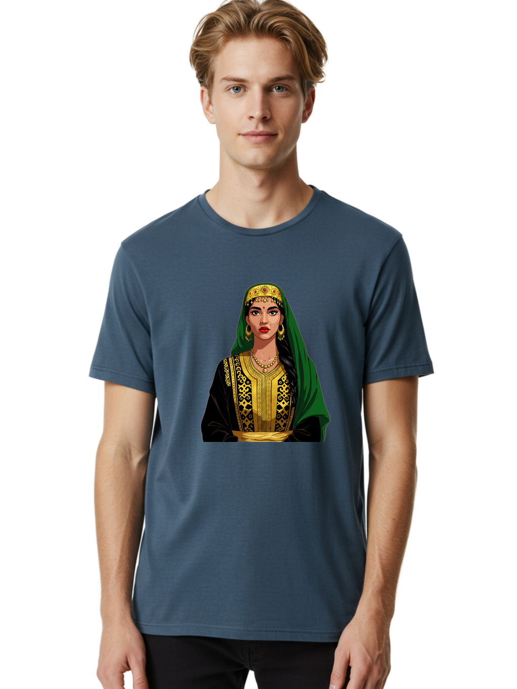 Woman-In-Traditional-Attire Men'S Graphic Tee, 100% Cotton, Comfortable Casual Summer Wear, Machine Washable, Vintage Camera, Old Camera, Antique Camera, Black Camera, Classic Photography, Photography Equipment, Nostalgic Device, Film Camera, Ban987