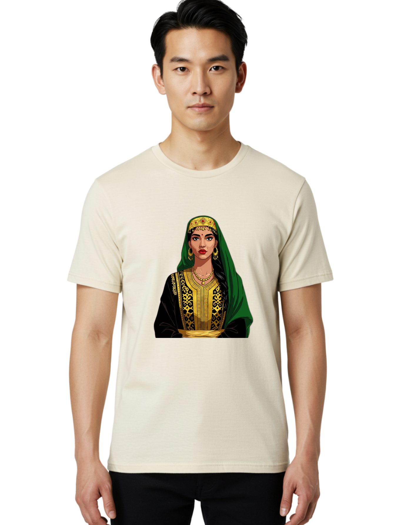 Woman-In-Traditional-Attire Men'S Graphic Tee, 100% Cotton, Comfortable Casual Summer Wear, Machine Washable, Vintage Camera, Old Camera, Antique Camera, Black Camera, Classic Photography, Photography Equipment, Nostalgic Device, Film Camera, Ban987