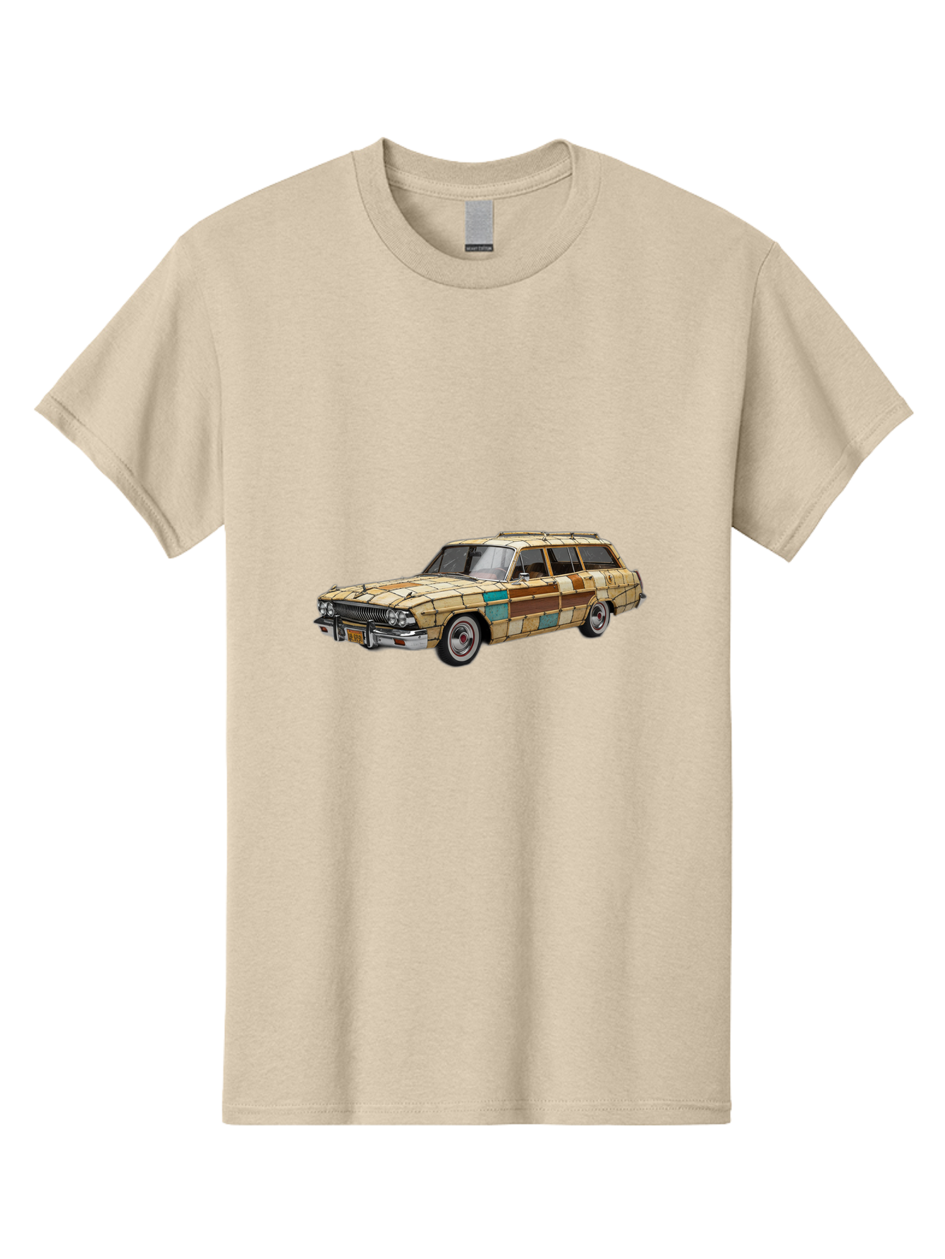 Wood-Panel-Station-Wagon Men'S Graphic Tee, 100% Cotton, Comfortable Casual Summer Wear, Machine Washable, Vintage Camera, Old Camera, Antique Camera, Black Camera, Classic Photography, Photography Equipment, Nostalgic Device, Film Camera, Ban990