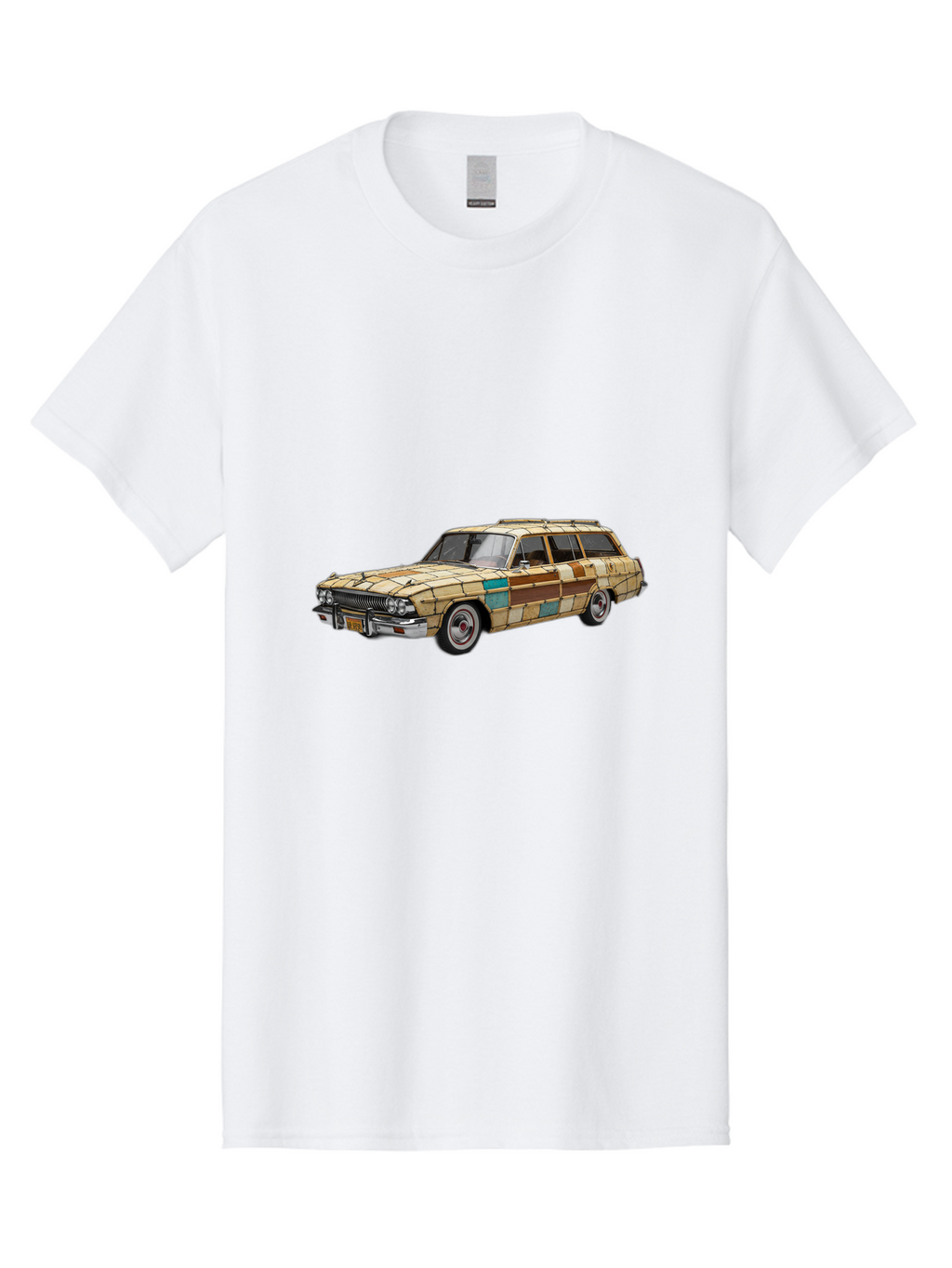 Wood-Panel-Station-Wagon Men'S Graphic Tee, 100% Cotton, Comfortable Casual Summer Wear, Machine Washable, Vintage Camera, Old Camera, Antique Camera, Black Camera, Classic Photography, Photography Equipment, Nostalgic Device, Film Camera, Ban990